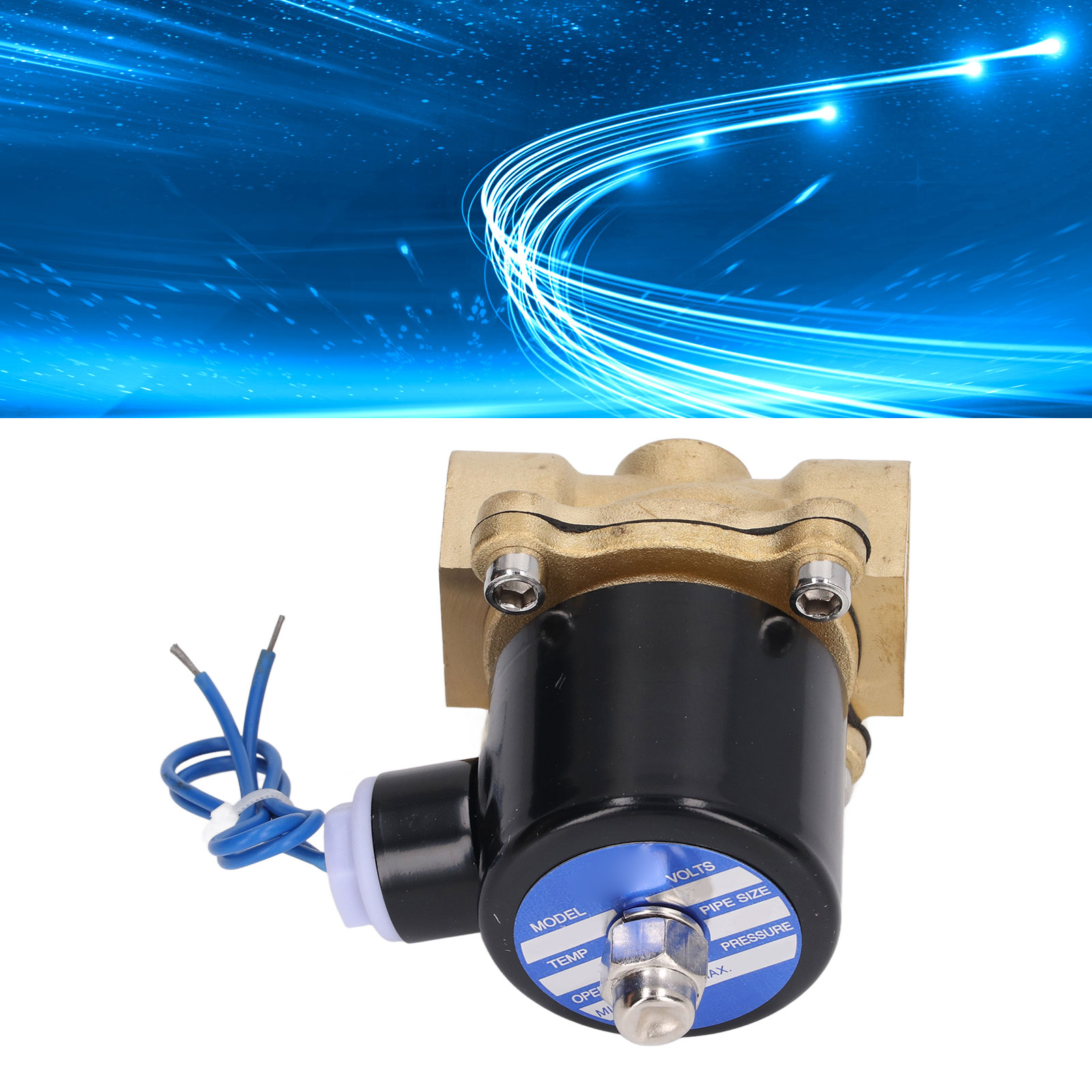 2-w-magnetventil Aus Messing, Normalerweise Geschlossen, Für Wasser Und Luft, Kupferspule, 2 W, 200–20 V Dc, 12 V