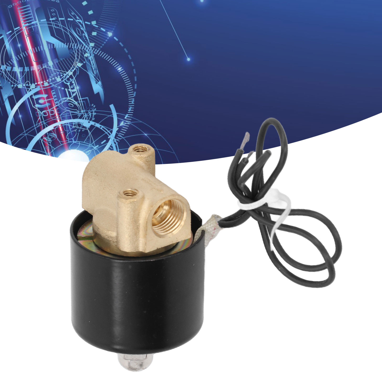 Normalerweise Geschlossenes 2w-magnetventil Aus Messing Für Wasser Und Luft, Spule Aus Vollkupfer, Teilenummer 2w025-08, 24 V Gleichspannung