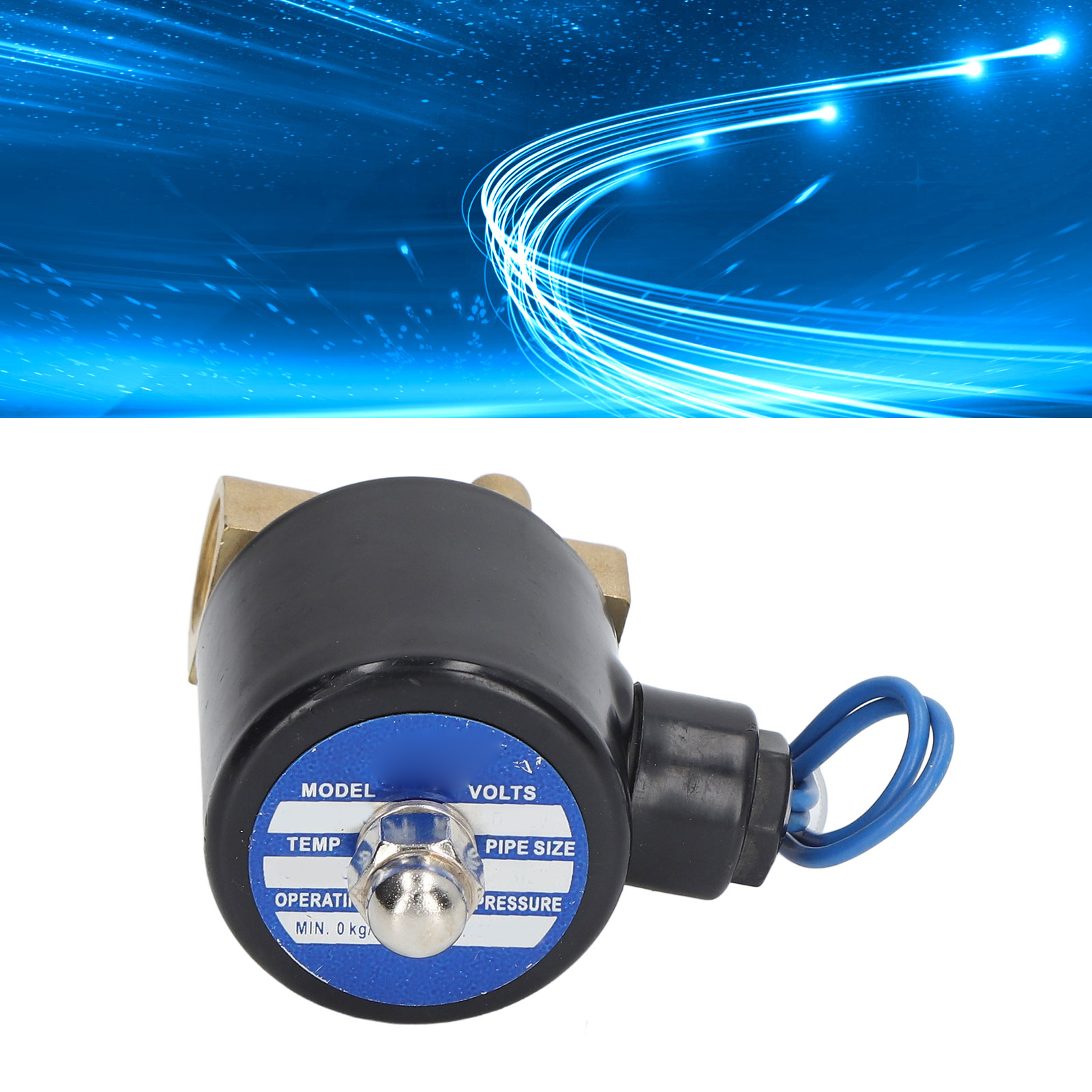 Normalerweise Geschlossenes Magnetventil Aus Messing, 2w, Für Wasser Und Luft, Spule Aus Vollkupfer, Teilenummer 2w040-10, 12 V Gleichspannung