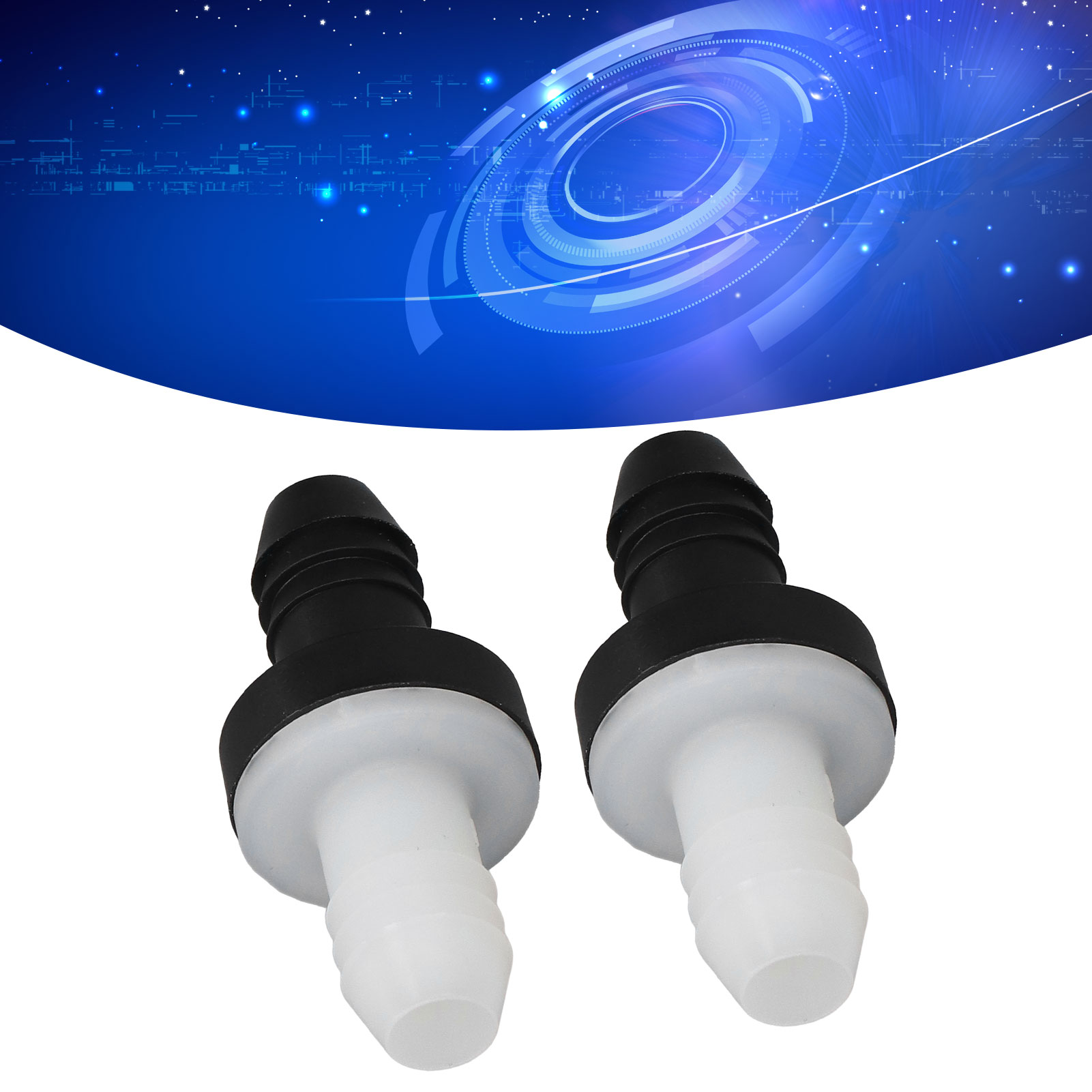 Packung Mit 2 Rückschlagventilen, 10 Mm (3/8 Zoll), Einweg-rückschlagventile Aus Kunststoff, Miniatur-rückschlagventile In Lebensmittelqualität, Cdav6