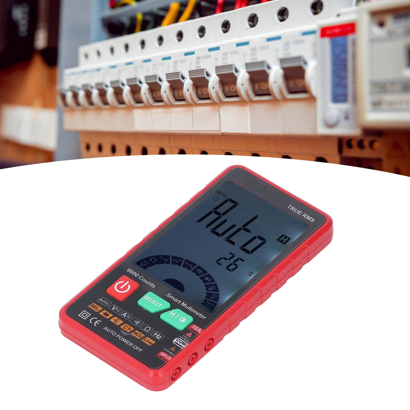 Aneng 616 Hochpräzisions-digitalmultimeter, Vollautomatisch, Multifunktional, Elektrisches Messgerät Mit Kondensator-überhitzungsschutz