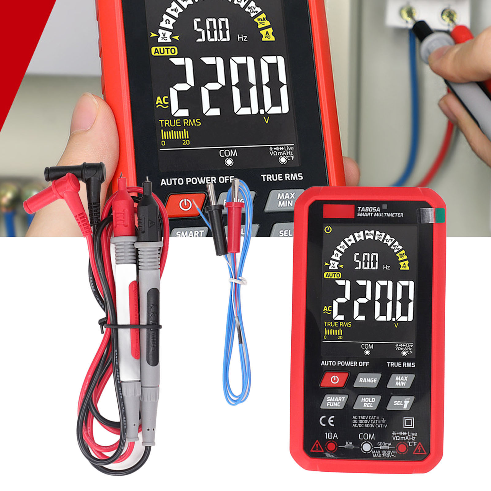 Ta805a Hochpräzises Digitales Multimeter, Vollautomatisch Und Intelligent, Für Elektriker.