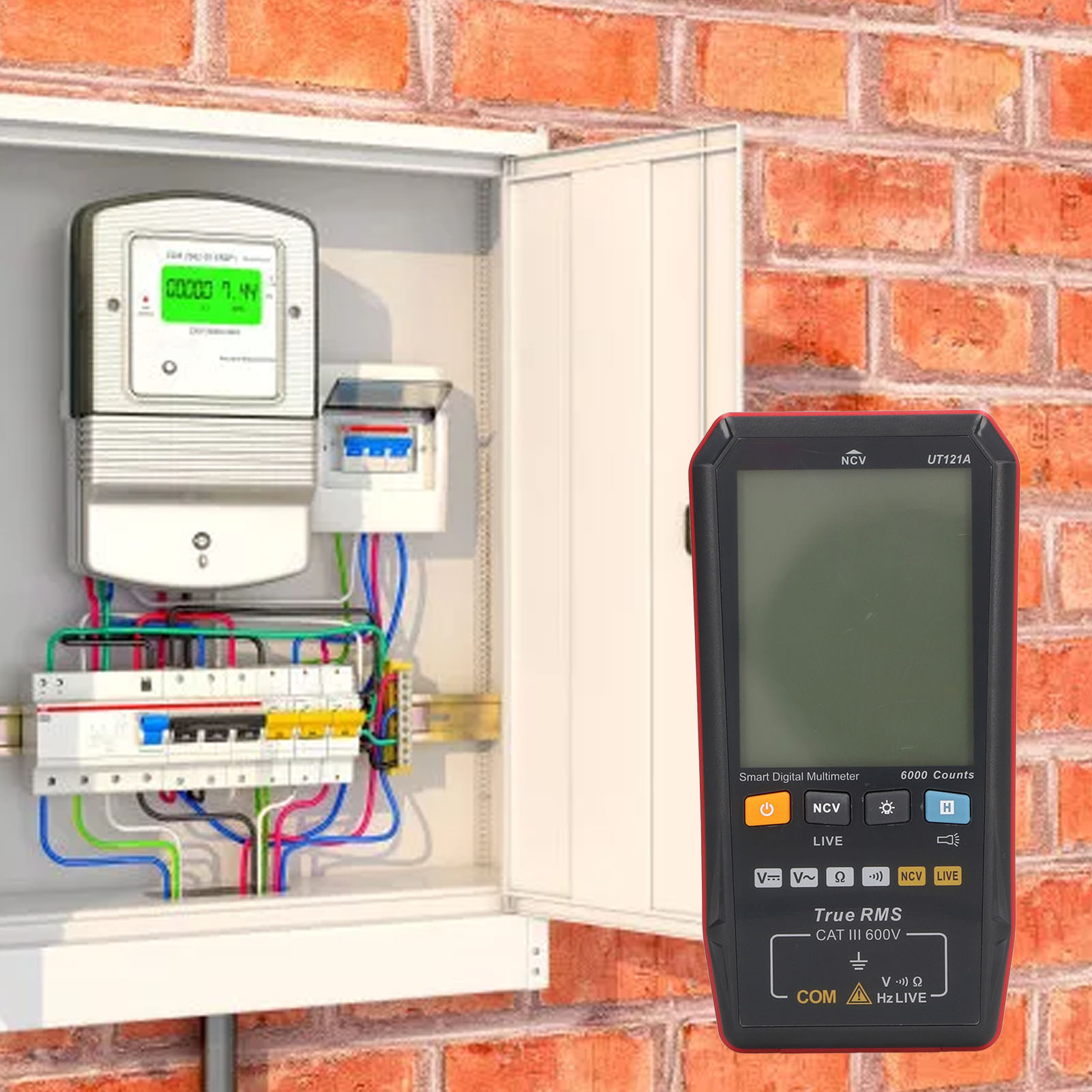 Ut121a Multimeter Im Smartcard-format Mit Digitalanzeige