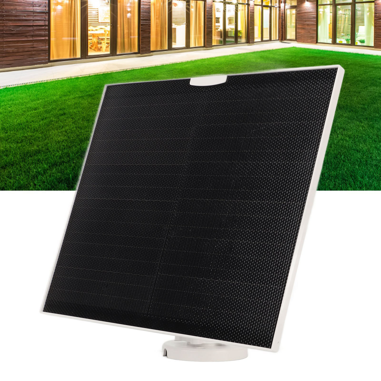 Tragbares, Wiederaufladbares Solarpanel Für Die Außenüberwachung, 5v 10w Etfe Monokristallines Solarpanel, Kompatibel Mit Micro-usb-anschluss, Wird Über Einen Wiederaufladbaren Akku Für Kameras Und Vi