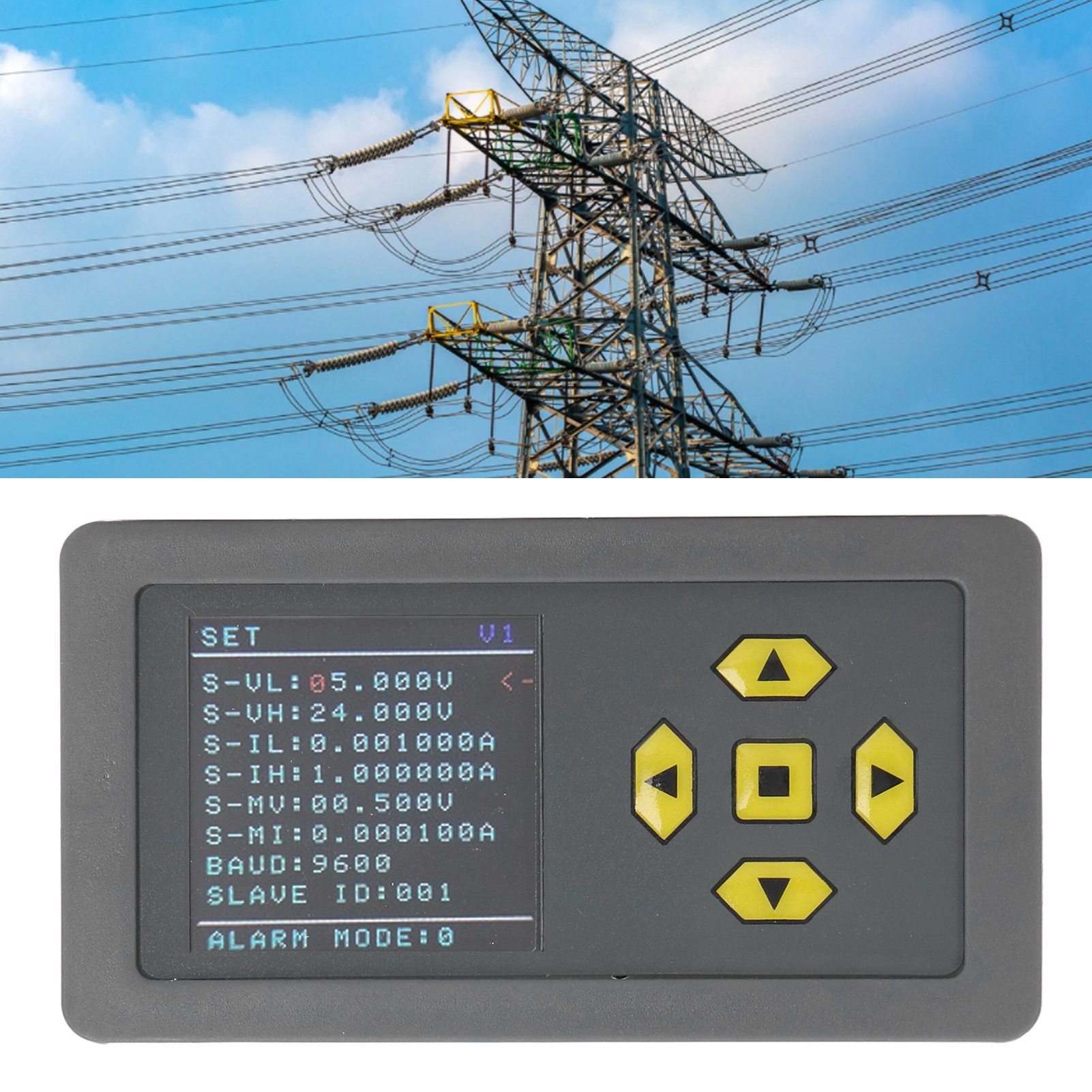 Hochpräzises Digitales 3a 30vdc Voltmeter Und Amperemeter Mit Farbdisplay Und Rs485-schnittstelle