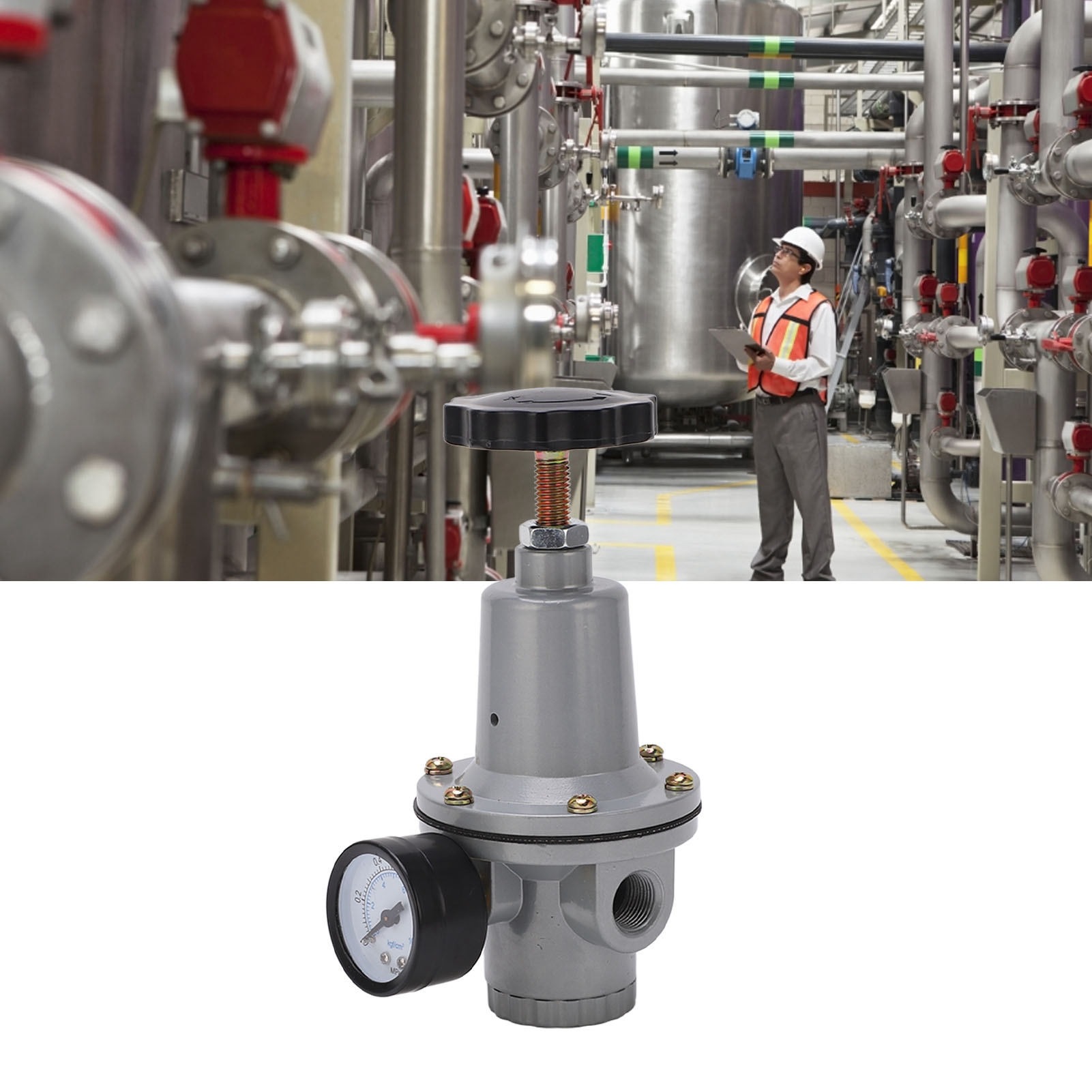 Pneumatischer Regler Mit Manometer, Druckluft-regelventil, Menge: 10