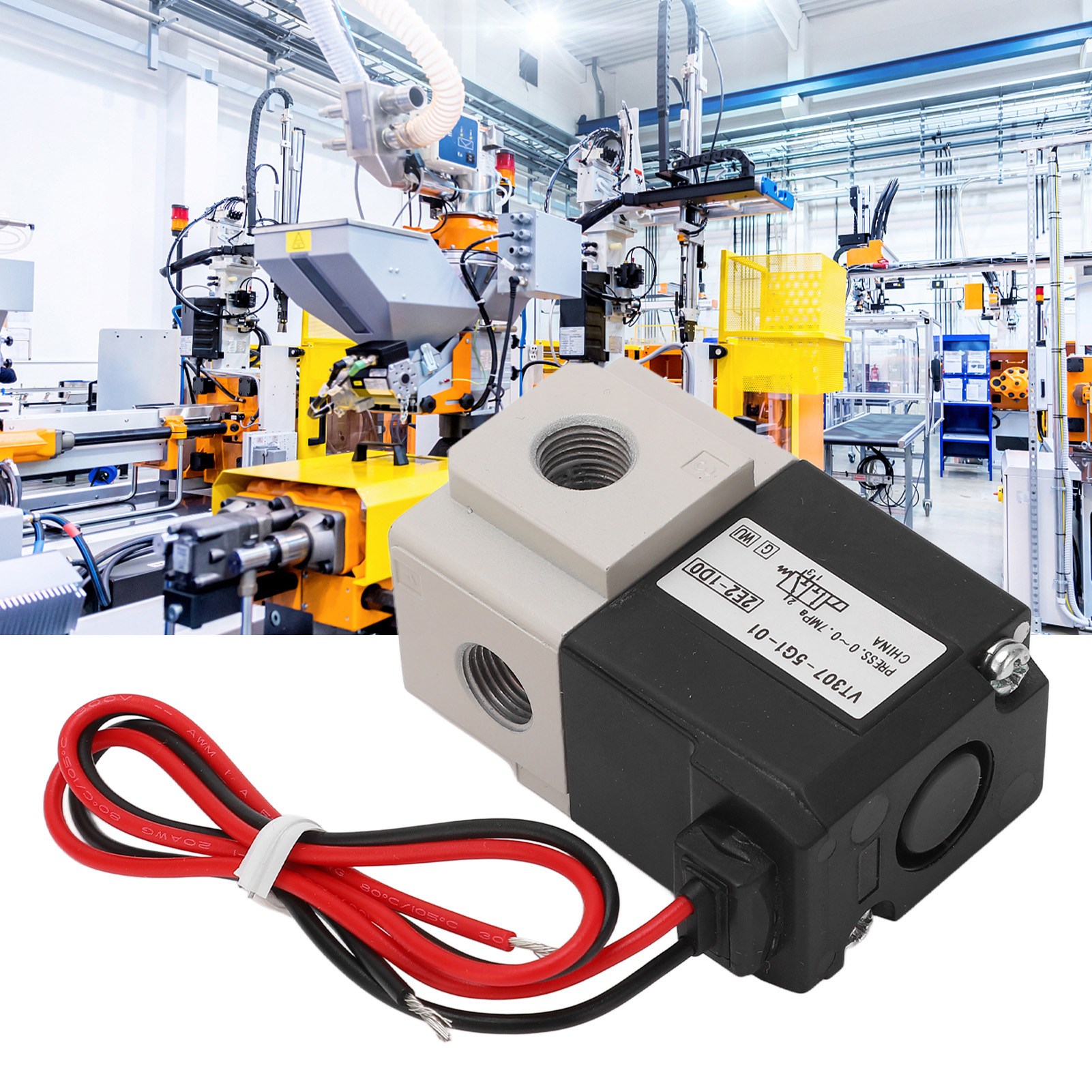 Vakuum-magnetventil Typ Smc Vt307-5g1-01, Zwei-wege-hochfrequenz-pneumatik-magnetventil, G1/8 Ein-/ausgangsanschluss