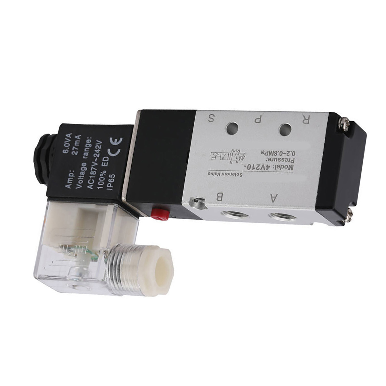 Pneumatisches 5/2-wege-magnetventil Airtac 4v210-08/06 Mit Mehrfachspannungsauswahl