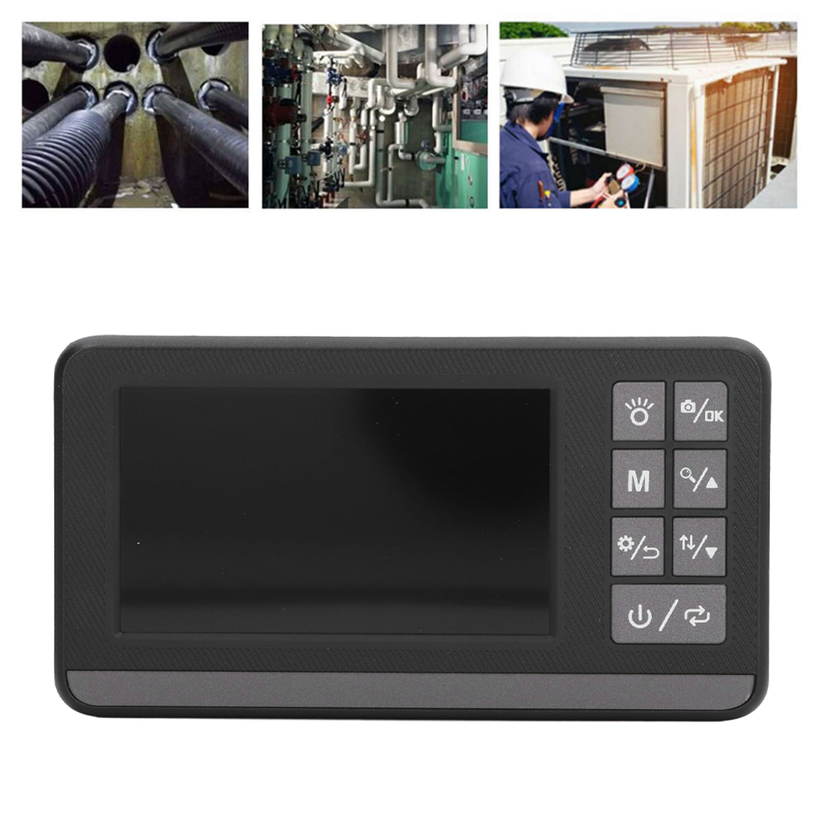 Industrielles Rohrendoskop, 1080p, Einzelnes Hochauflösendes 4,3-zoll-objektiv Mit Bildschirm, Wasserdichte Ip67-kamera Mit 8 Leds, 5 Mb/s Tf-kartenspeicher