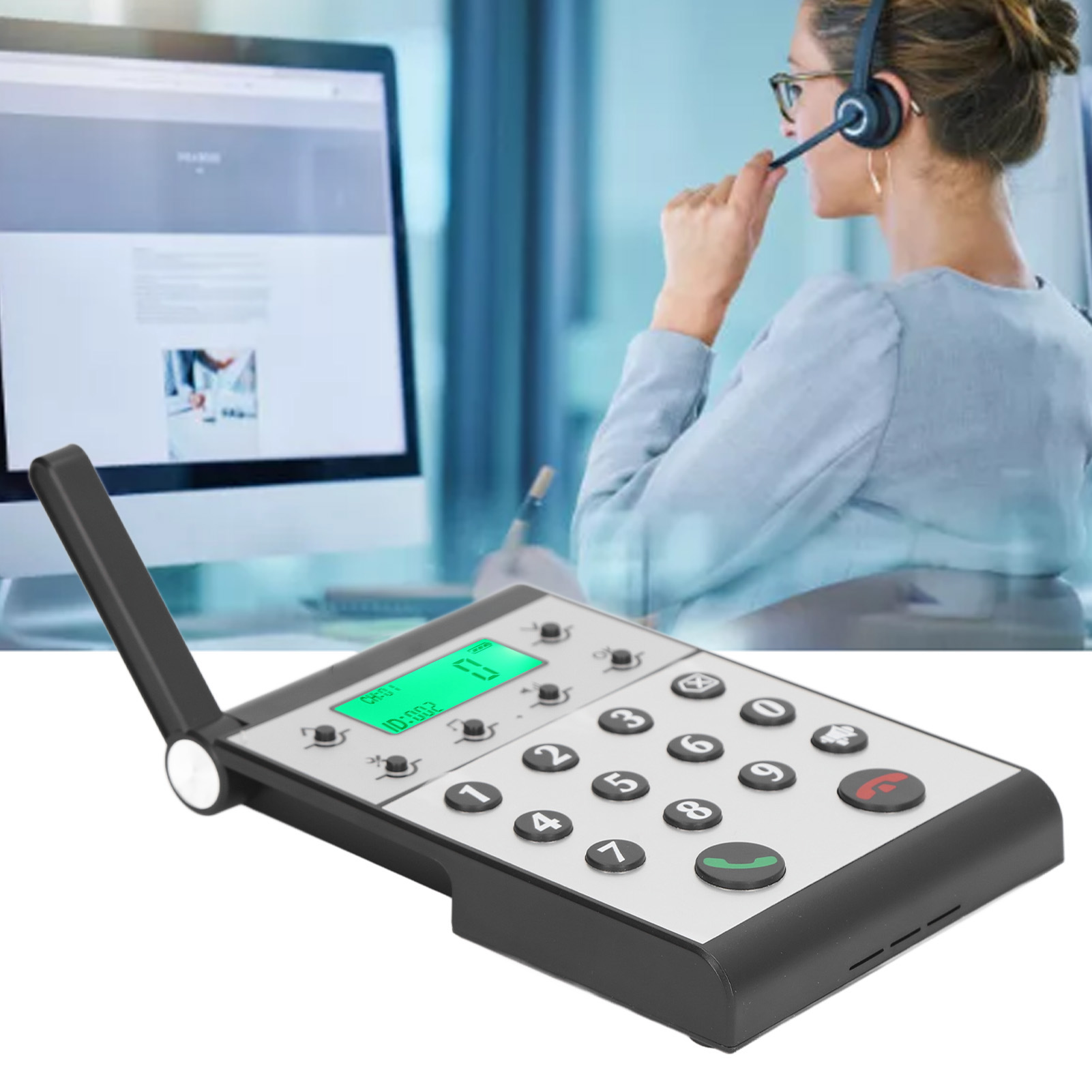 Haupteinheit, Vollduplex-freisprech-funkpager, Drahtloses Kommunikationsgerät, Schwarzer Netzwerkpager