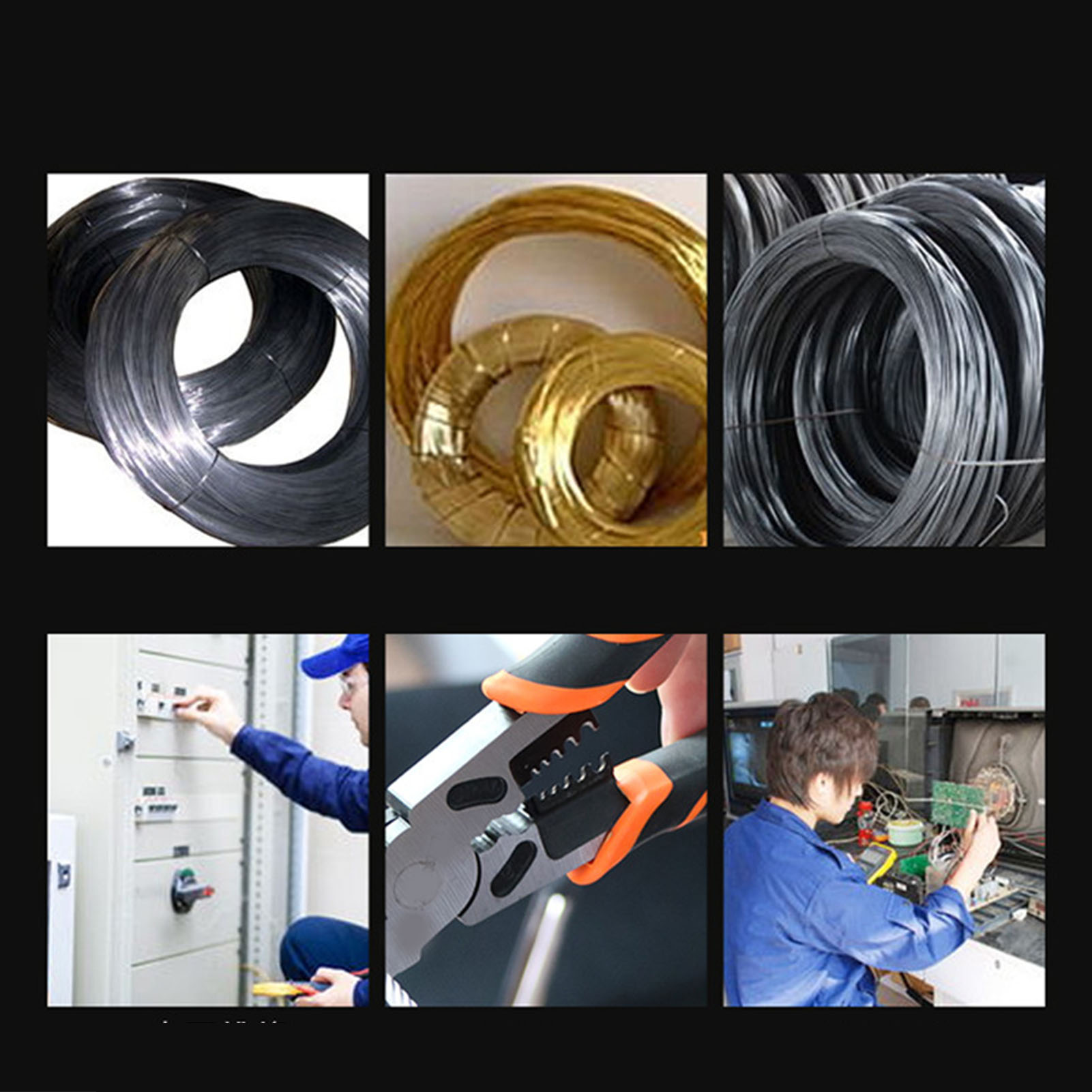 Hochwertige Industrie-schneidzange, Die Zeit Spart, Gelb, 9 Zoll, Multifunktionale Abisolierzange, Crimpzange, Crv-abisolierzange.