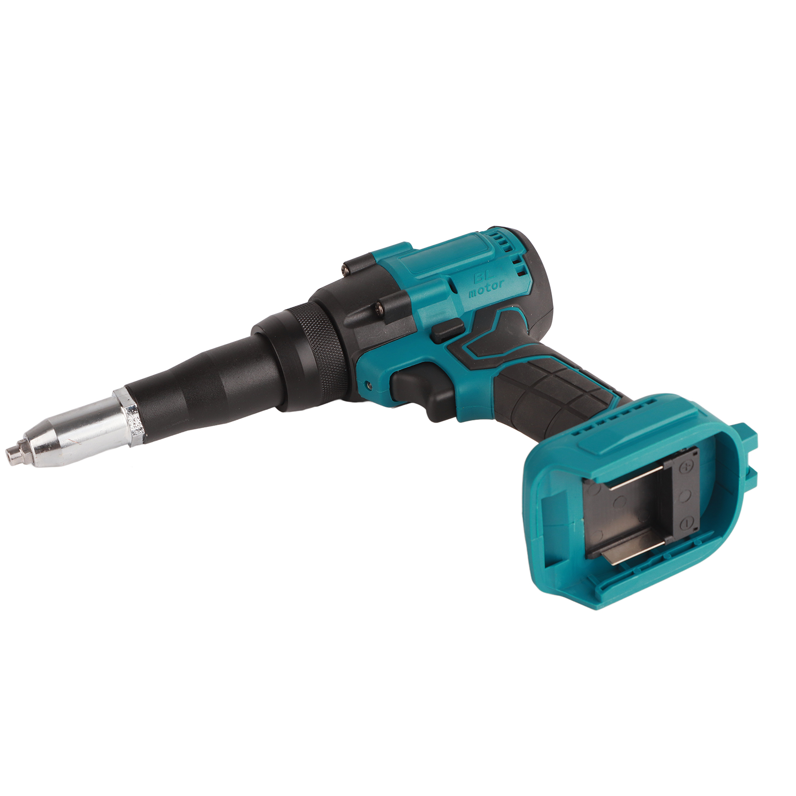 18v Bürstenloser Elektrischer Nietpistole, 3,2-4,8 Mm Akku-niet- Und Mutternpistole, Automatisches Nietwerkzeug Mit Led-licht, Kompatibel Mit Makita Bl1815, Bl1820, Bl1530, Bl1840, Bl1850 Und Bl1860 A