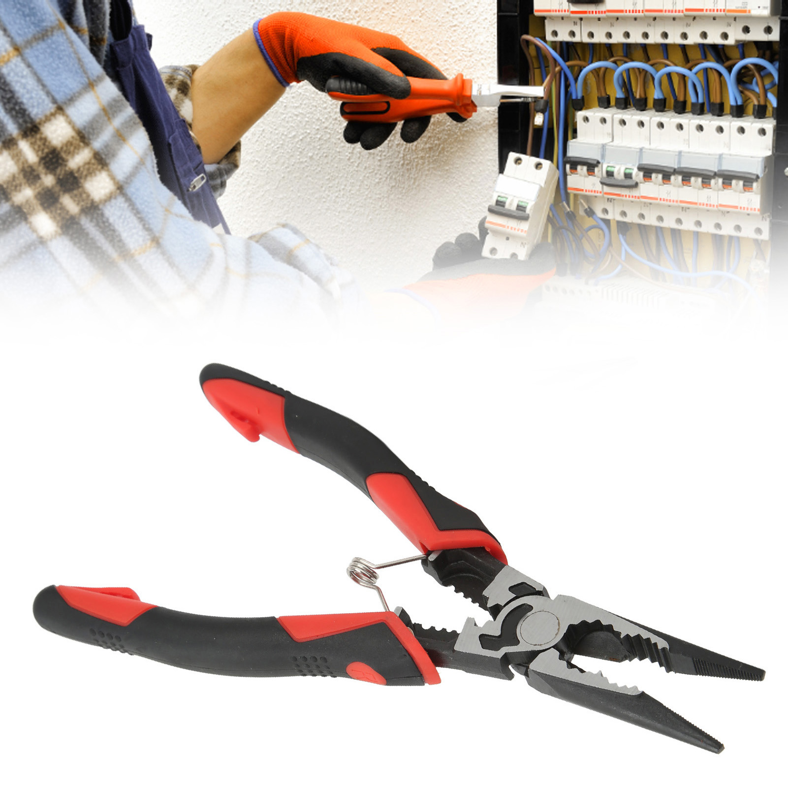Hochleistungs-schneidzangen, Feinspitzzangen Aus Chrom-vanadium-stahl, Abgewinkelte Und Ergonomische Feinspitzzangen