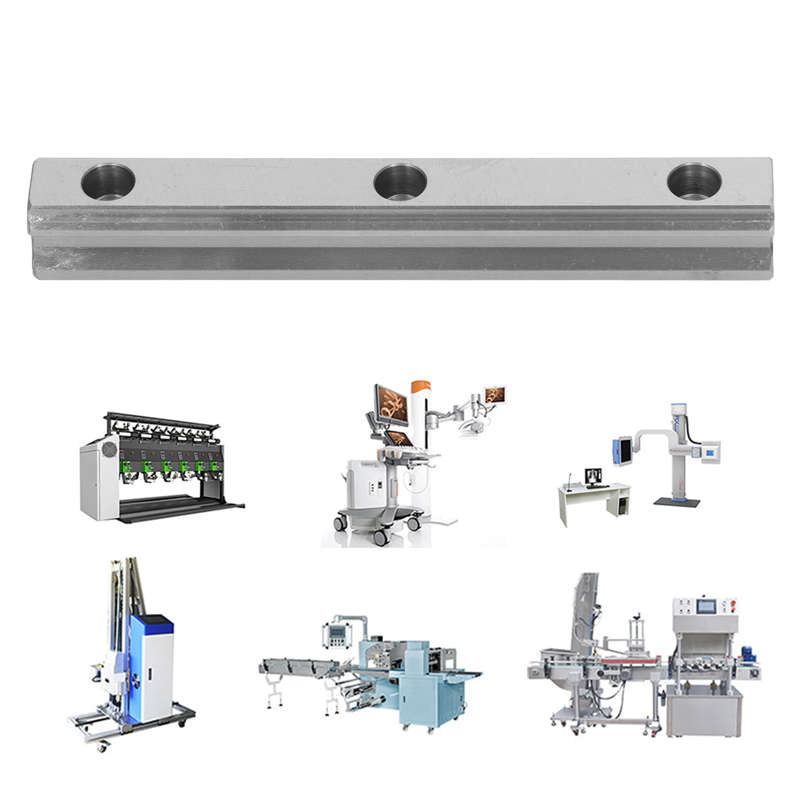 Hgh30 Führungsschiene – 200 Mm Linearführungsschiene, Modul Für Linearbewegung