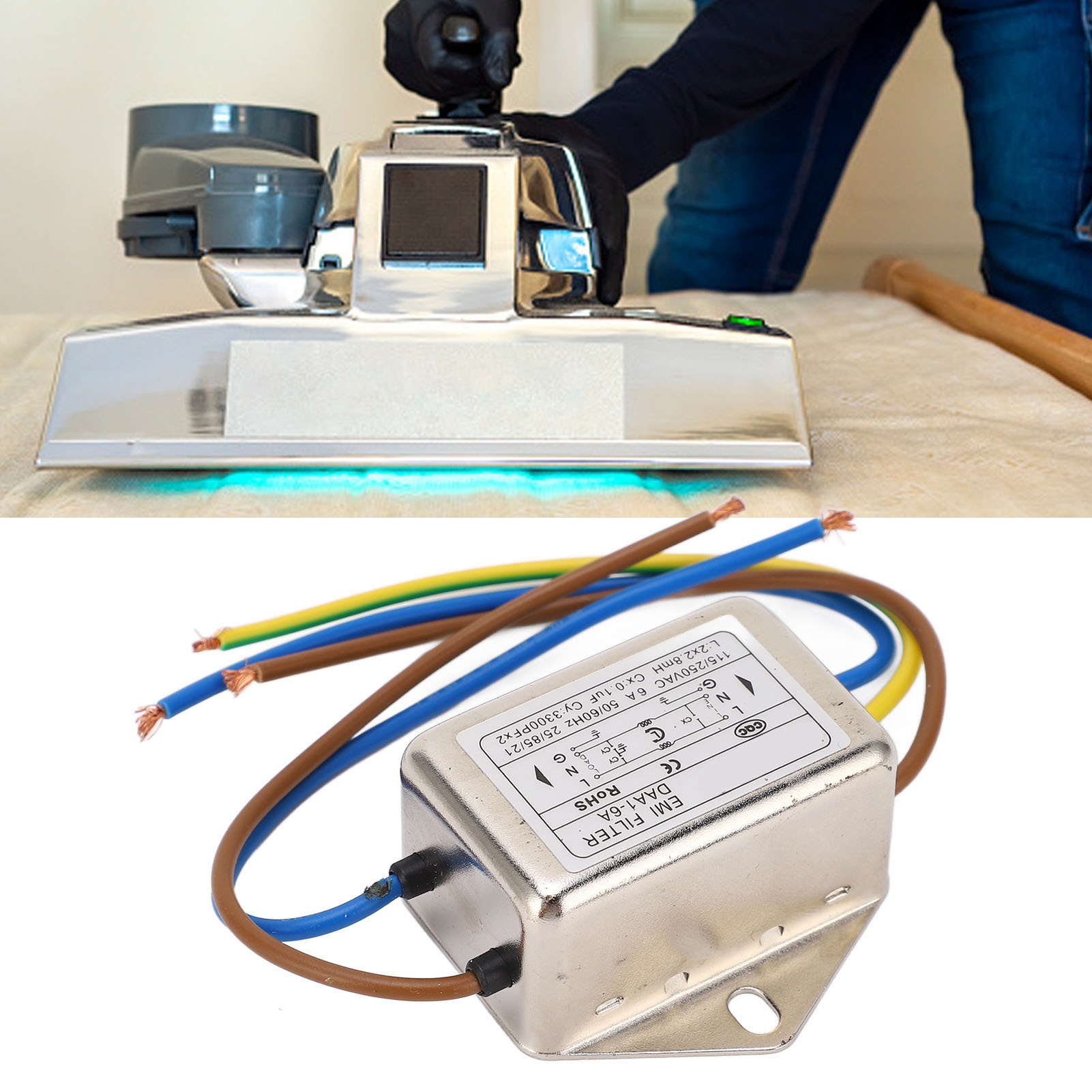 Daa1-6a Ac115/250v Universal-netzfilter