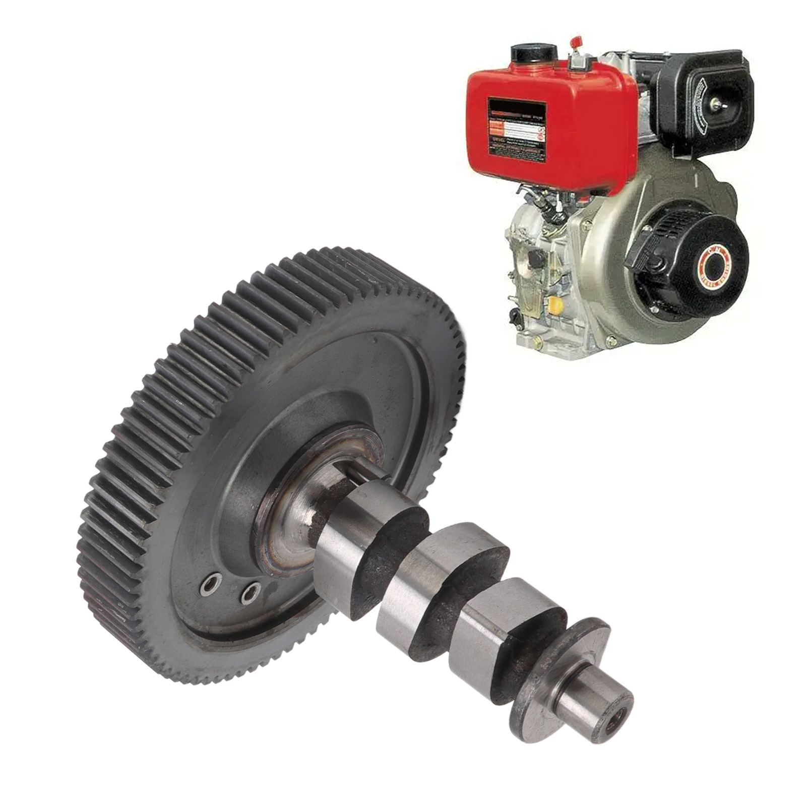 Luftgekühlte Diesel-motorhacke, Modell 186fa Cape, Generator, Nockenwelle, Fräsleistung