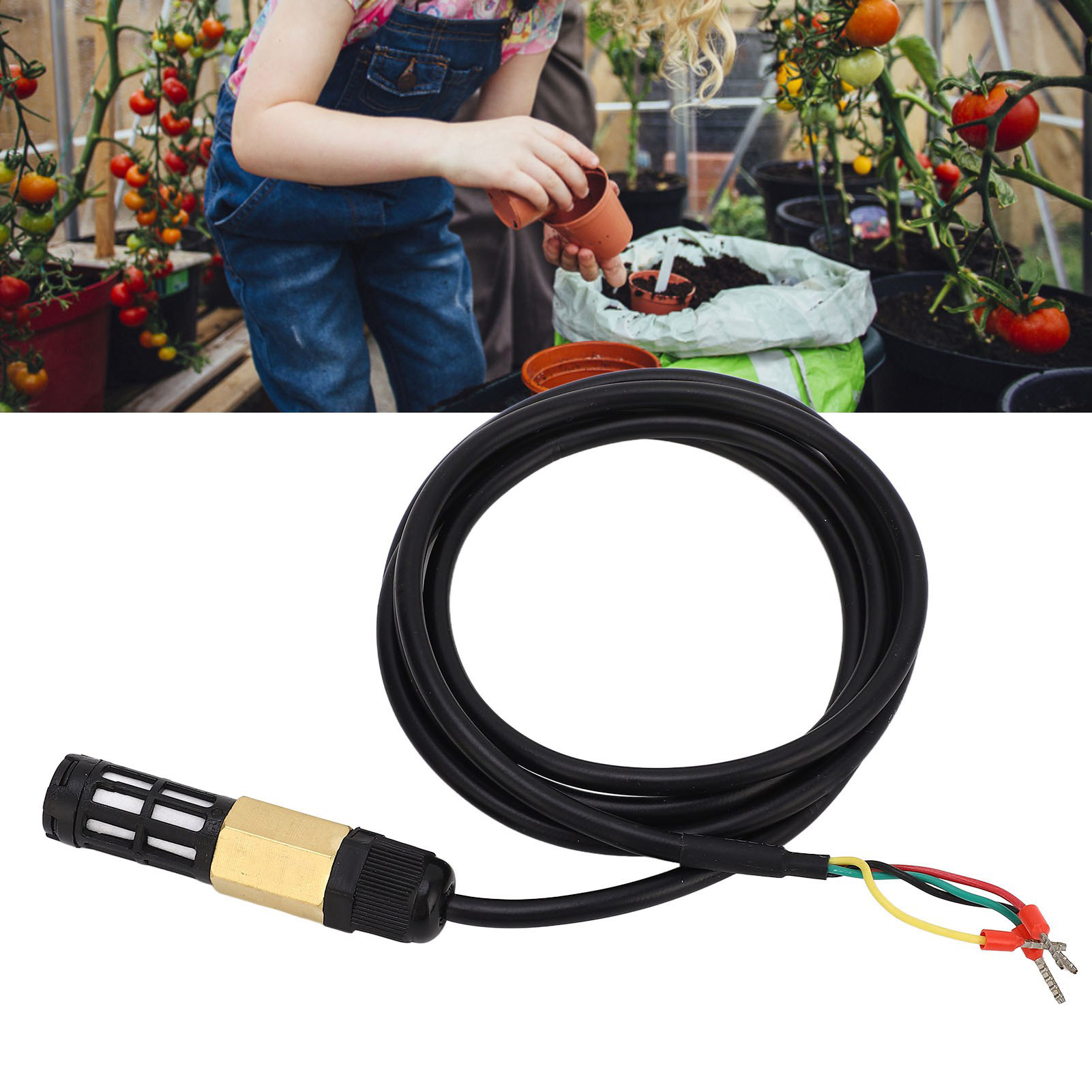 Hochpräziser, Energiesparender Temperatur- Und Feuchtigkeitsfühler, Serie 3x, 35 Chips, 5–24 V Dc, Mit Gehäuse Aus Edelstahl Und Kunststoff