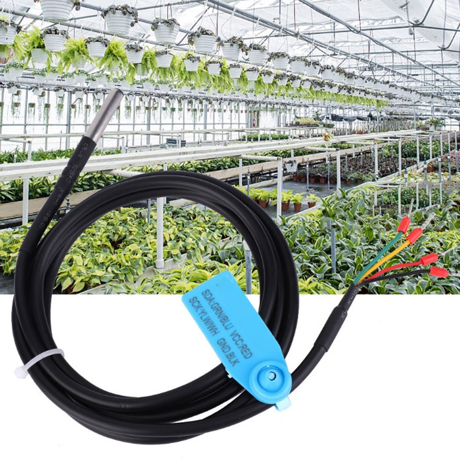Digitale Bodentemperatur- Und Feuchtigkeitssonde Fs304-sht4x: Edelstahlgehäuse, Wasserdicht Und Korrosionsbeständig, 3,3 V Dc I²c-ausgang