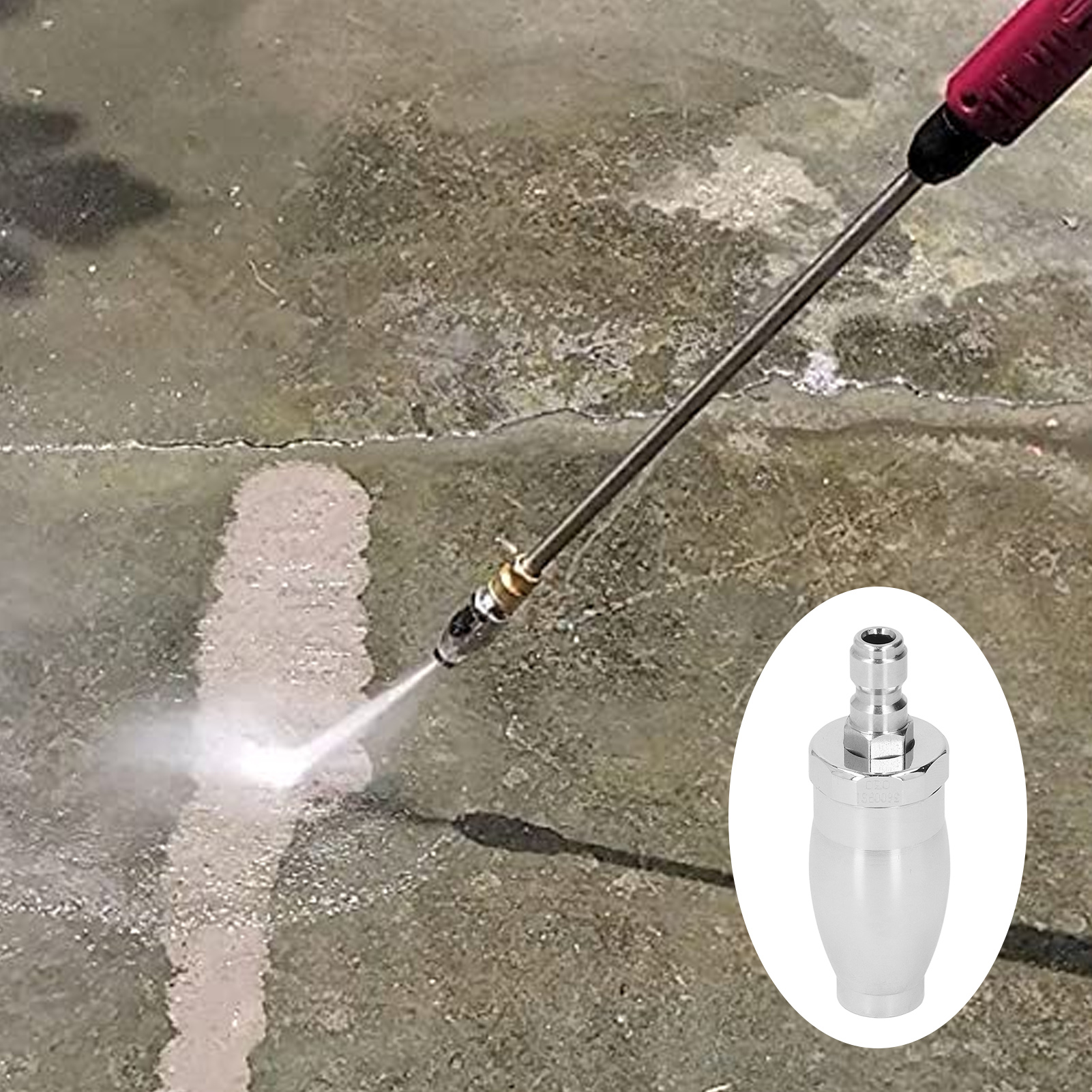 Turbinendüsen Für Hochdruckreiniger Rotationsdüsen Für Warm- Und Kaltwasser 1/4-zoll-schnellanschluss Düsendurchmesser 3,0 Mm Wasserdruck 3600 Psi.