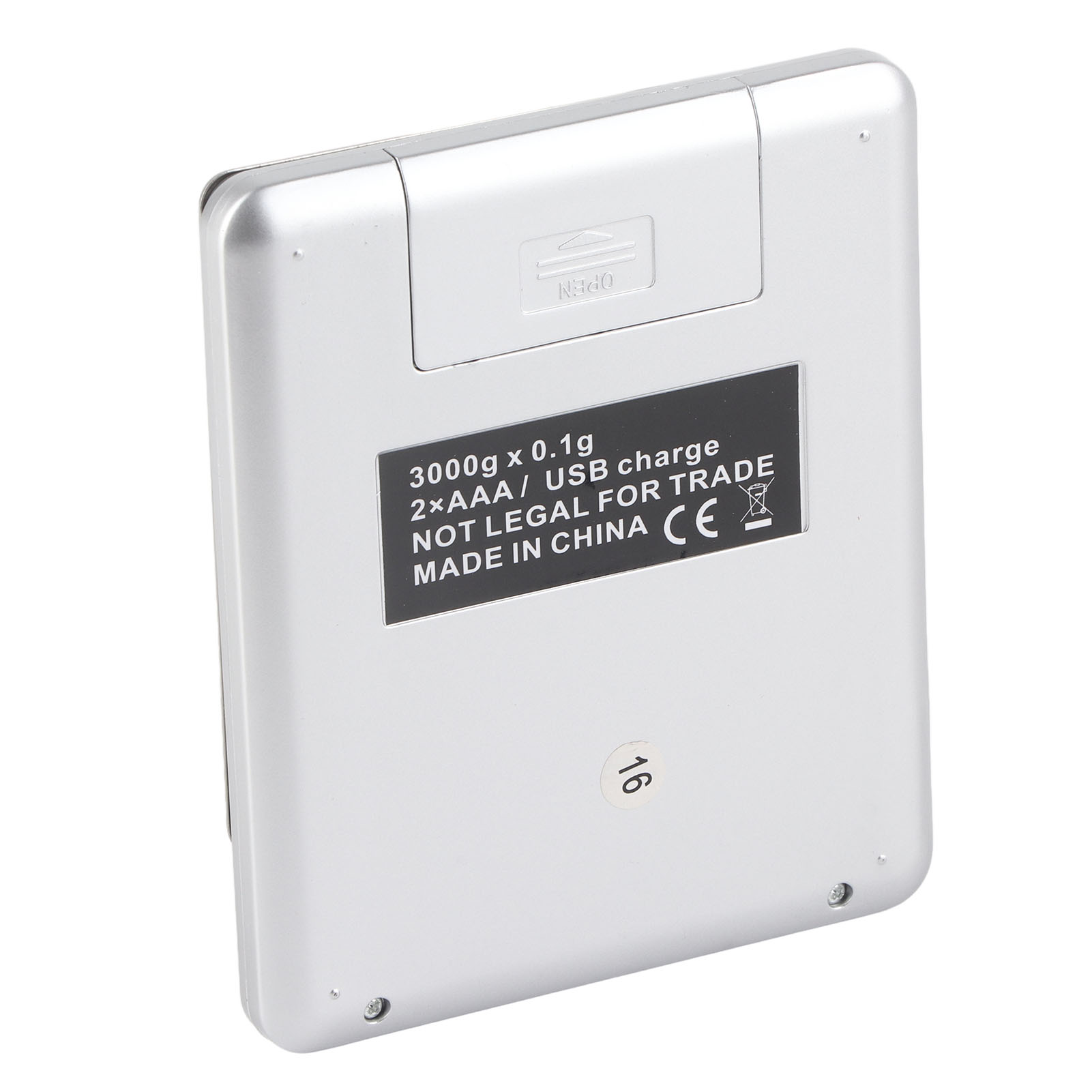 Batteriespezifikationen: 3 Kg/0,1 G Präzisions-schmuckwaage, Elektronische Mini-taschenwaage, Tragbare Küchenwaage, 0,1 G Lebensmittelwaage, Betrieb Mit 2 Aaa-batterien.