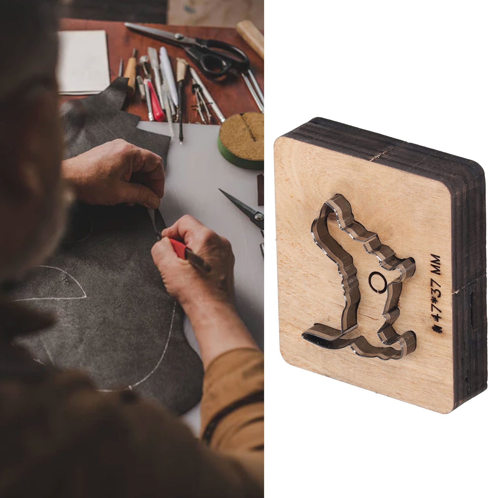 Stanzform In Hundeform, 47 X 37 Mm