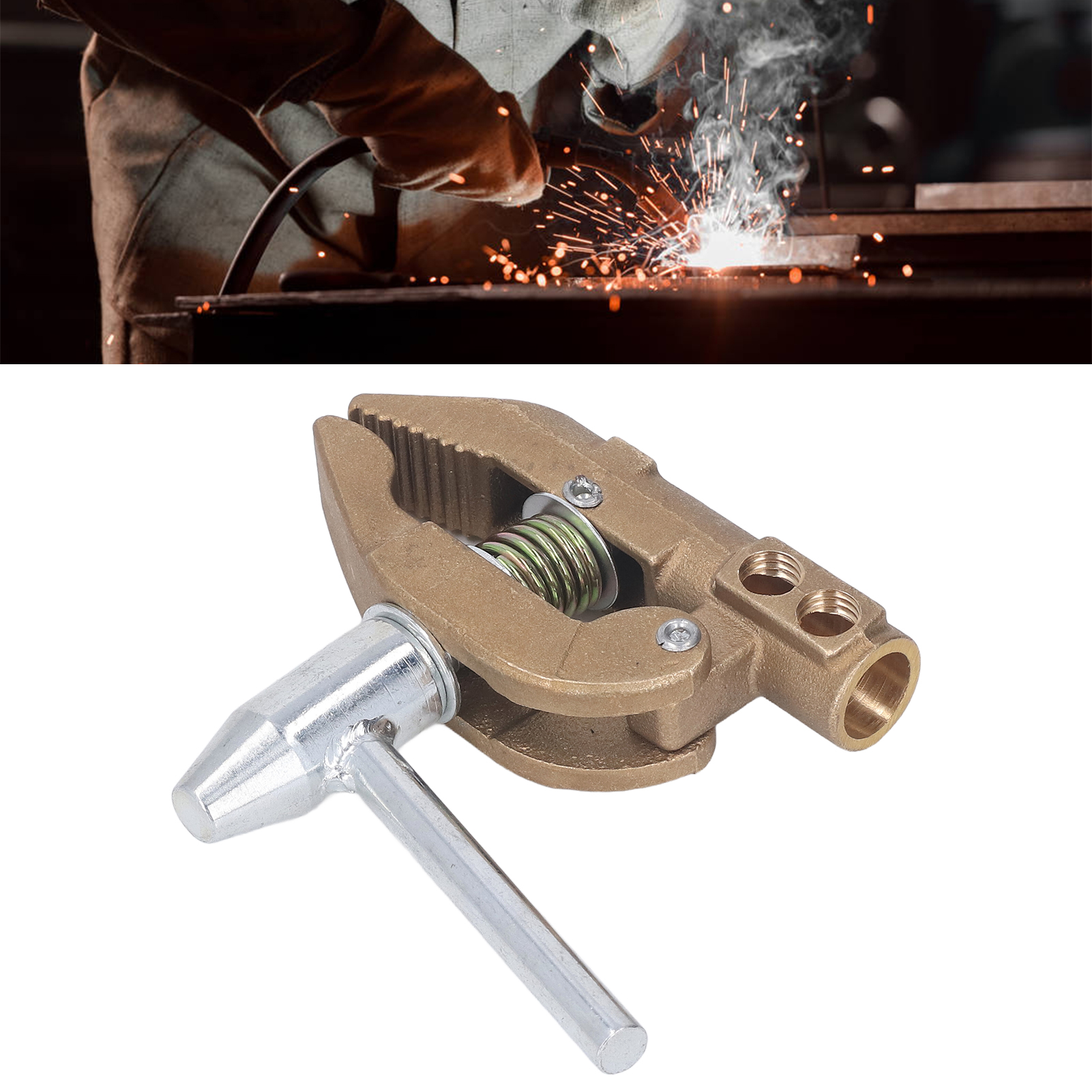 Phonnis Ganzkupfer-erdungsklemme Modell 800a, Erdungsklemme Für Wig/mag/mag-schweißgeräte.