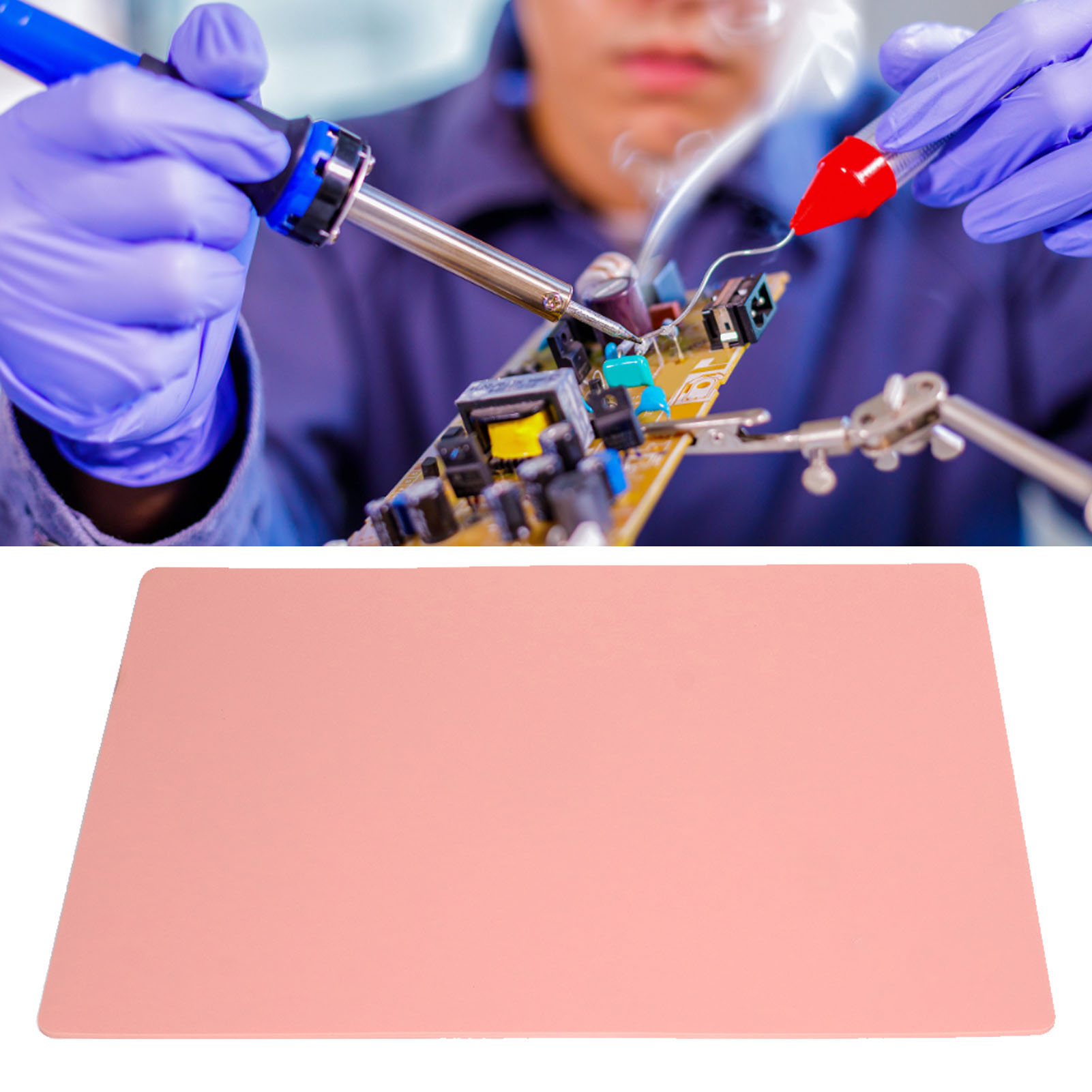 Rosa Silikon-wärmedämmmatte Zur Reparatur Industrieller Elektronischer Leiterplatten (5003505 Mm)