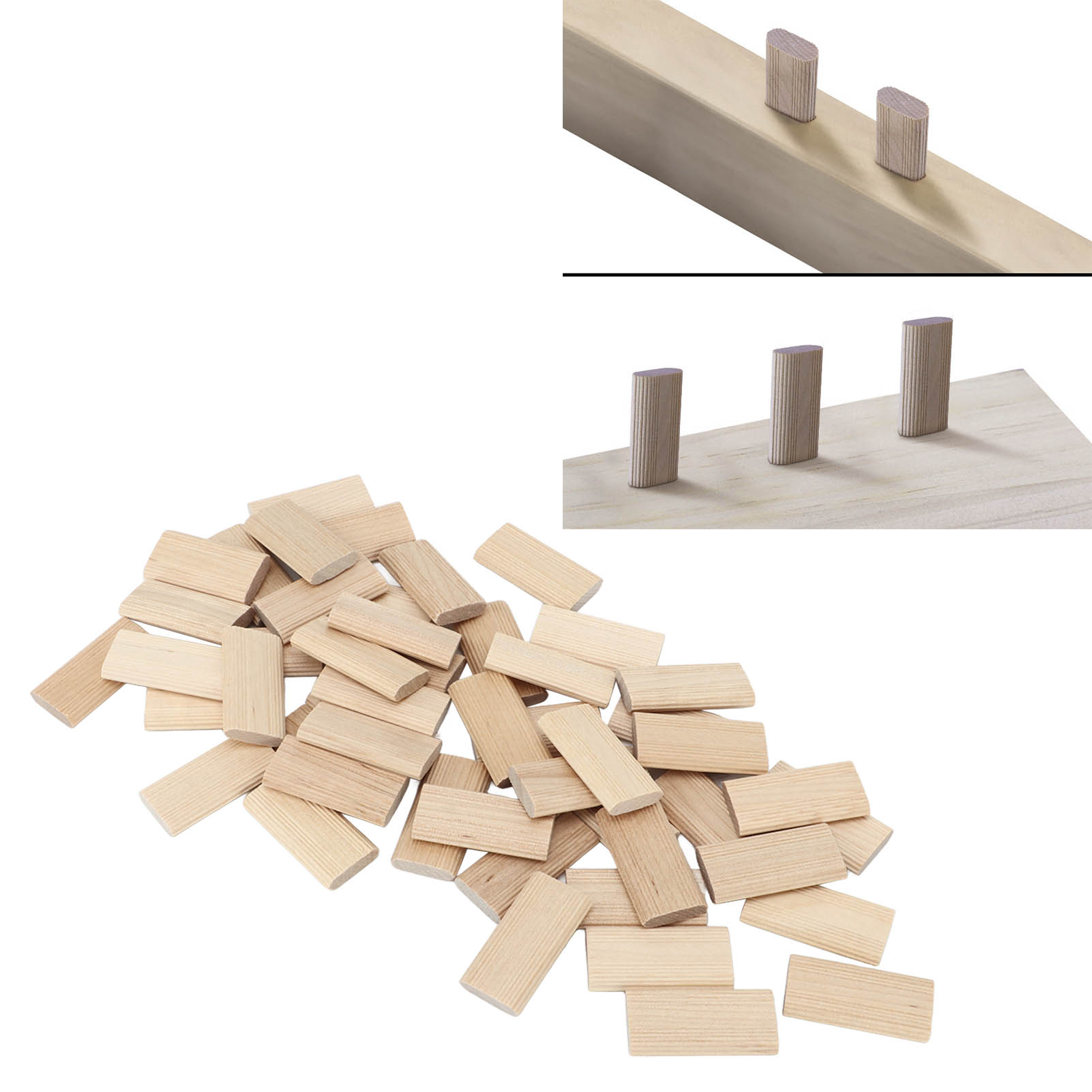 6 X 40 Mm Domino-verbinder Aus Buchenholz Für Die Montage Von Holzmöbeln