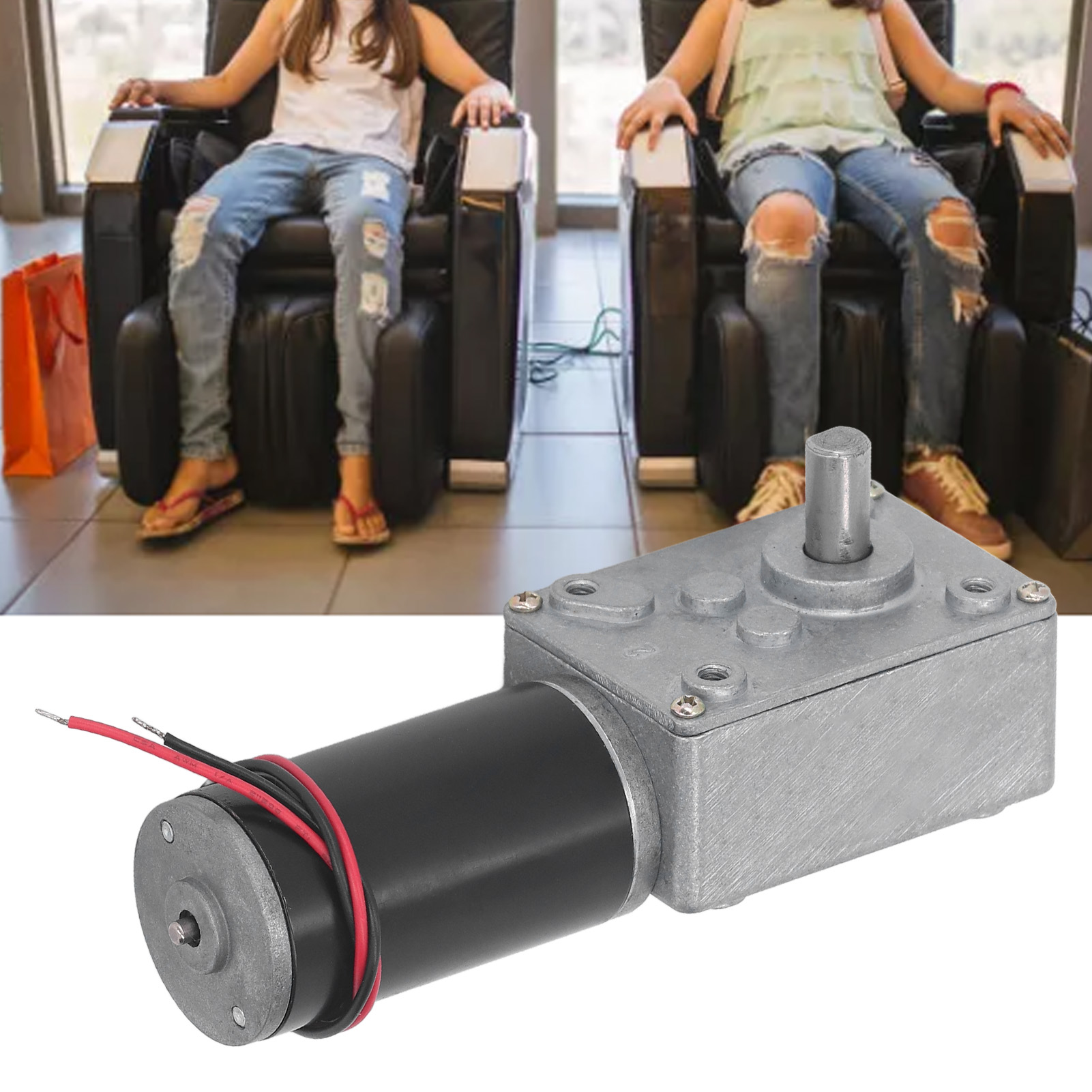 634jsx-31zy Getriebe-gleichstrommotor, 12 V Dc, Einwellenmotor, 100 U/min