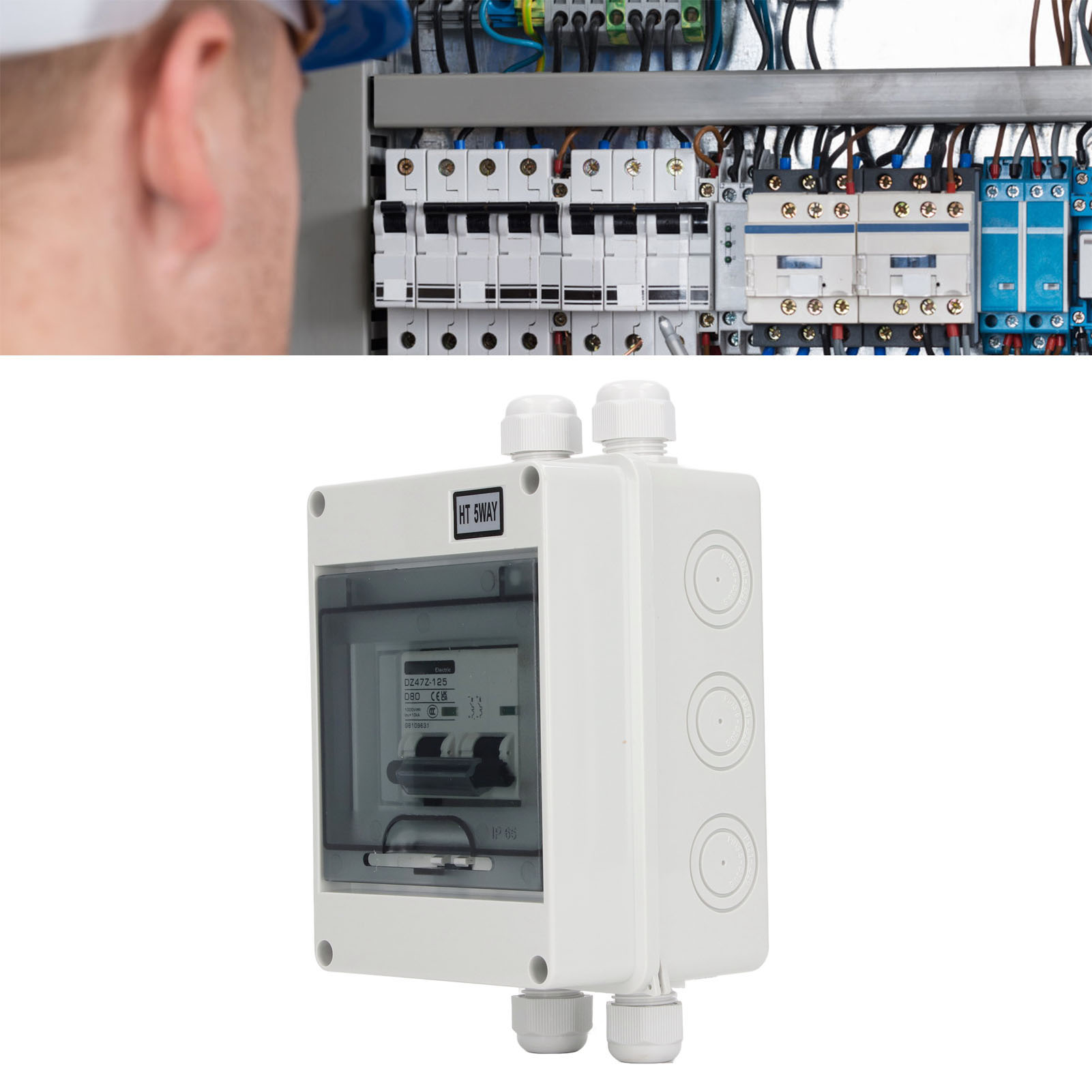 Miniatur-2p-leistungsschalter, 1000v Dc-trennschalter, 80a Dc-miniatur-leistungsschalter Für Solar-photovoltaikanlagen, Mit Schutzart Ip65.