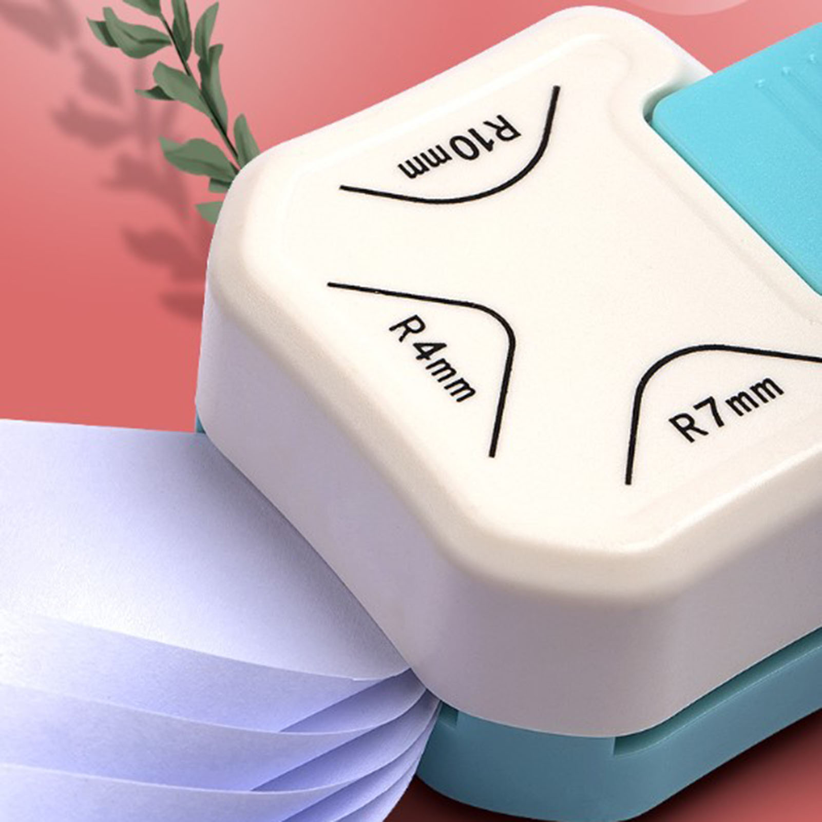 Nuobabai 3-in-1 Eckenschneider: R4 Eckenrunder, R10 Eckenrunder, R7 Abschräger, Manuelles Eckenschneider-werkzeug Mit Mehreren Winkeln Für Karton.