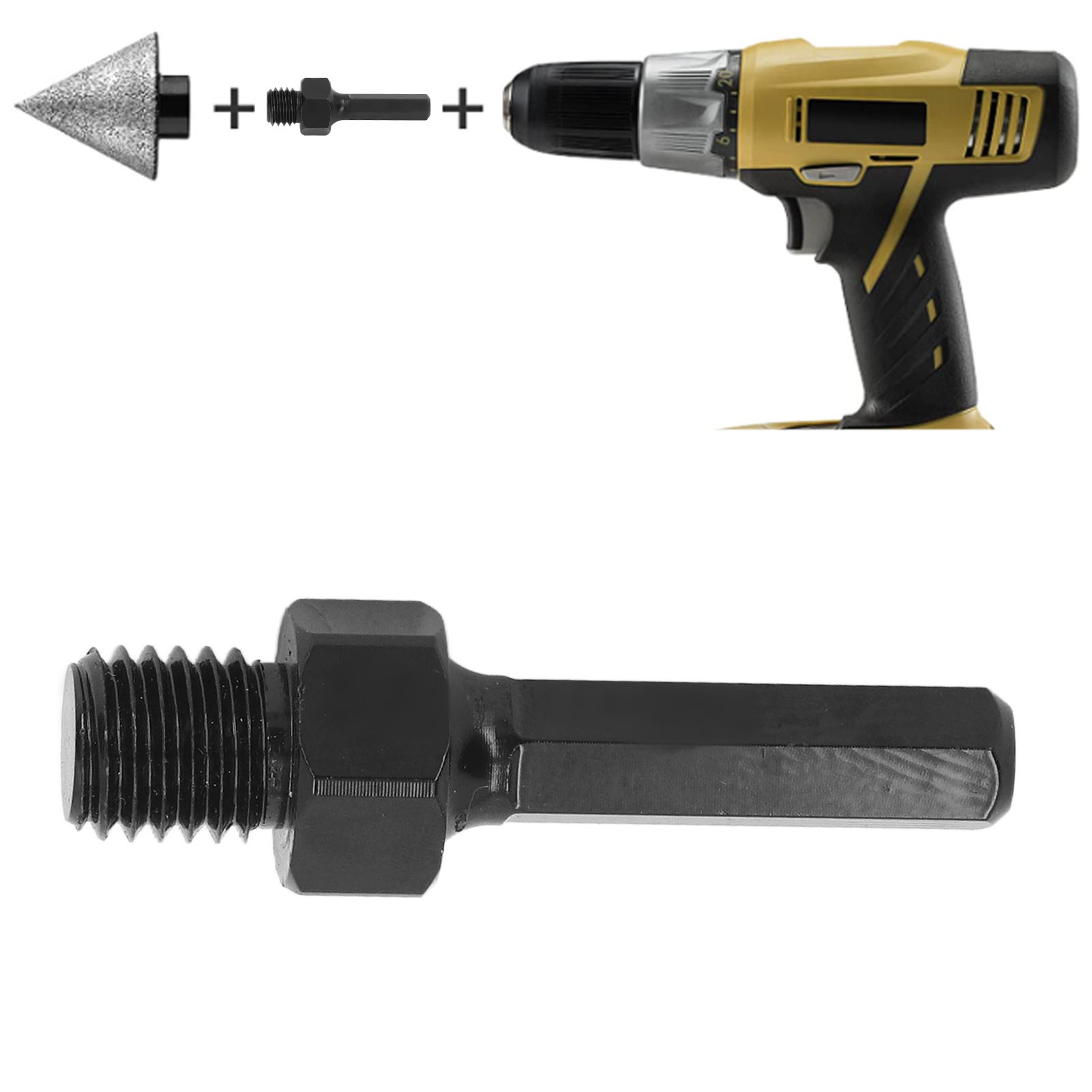Diamantbohrer Mit Sechskantschaft, Verbindungsstange, Winkelschleifer-zu-elektrobohrmaschinen-adapter 5/8-11