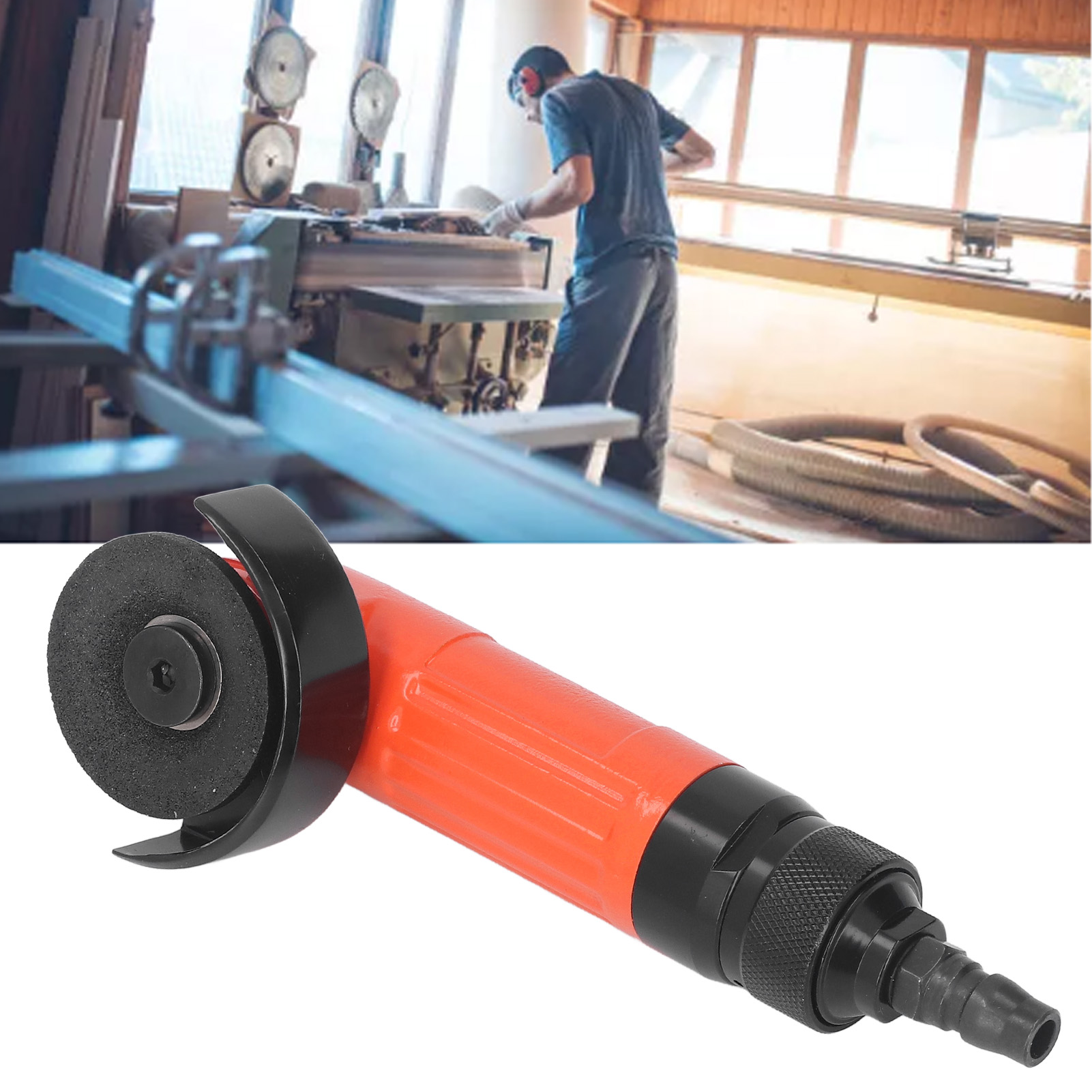 Druckluft-winkelschleifer Wh-4196 Mit 50-mm-winkelschleifer (2 Zoll), Mini-winkelschleifer, 15.000 U/min