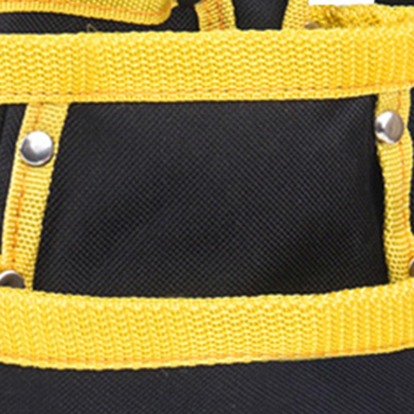 Werkzeugtasche Aus Oxford-gewebe, Dicke Gürteltasche, Hängetasche Für Elektriker Und Reparaturarbeiter, Doppelte Gürteltasche Für Werkzeuge, Gelb Und Schwarz, Abriebfest.