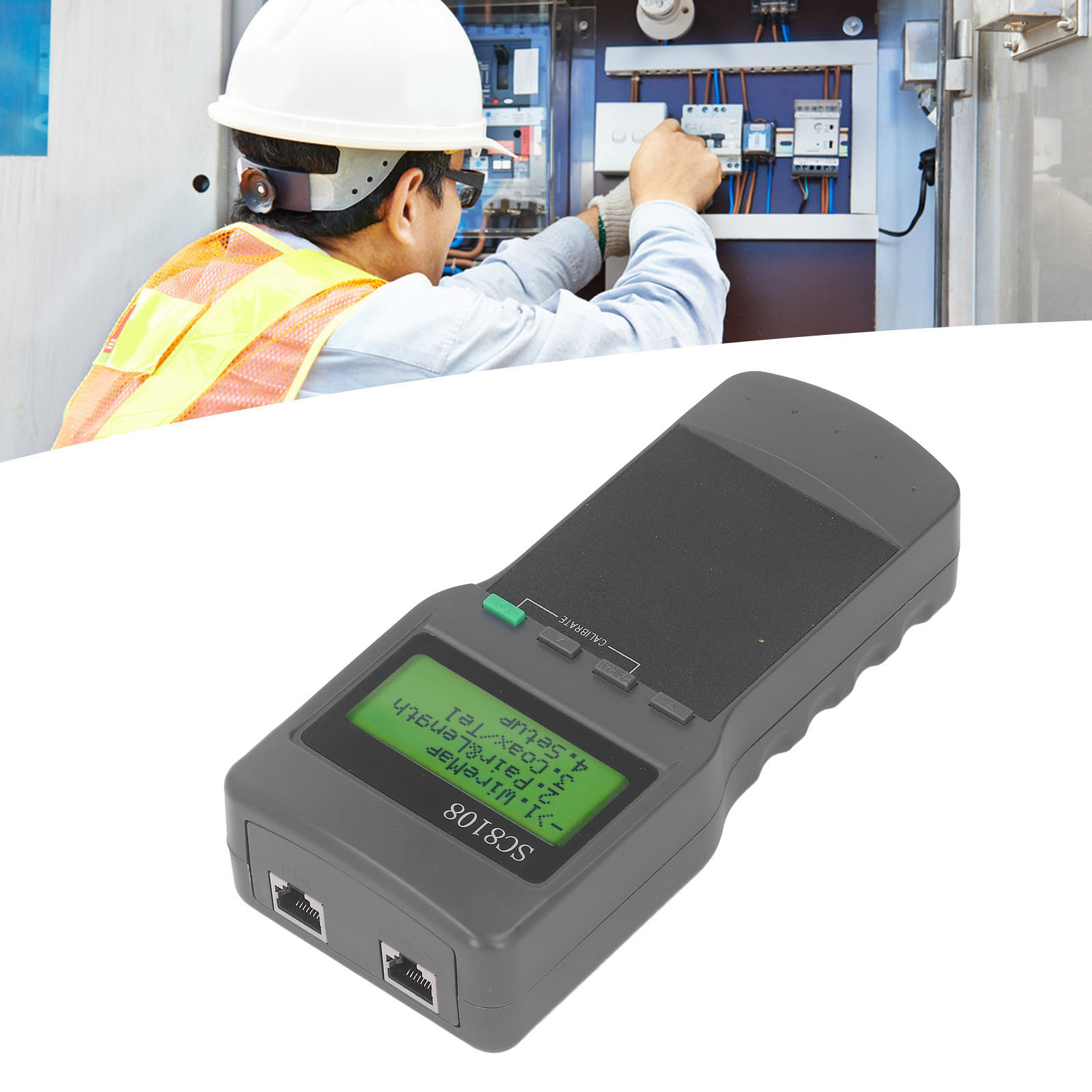 Sc8108 Netzwerkkabeltester, Kabelbruchlängendetektor, Rj45-netzwerktester, Kabelpaarungsgerät