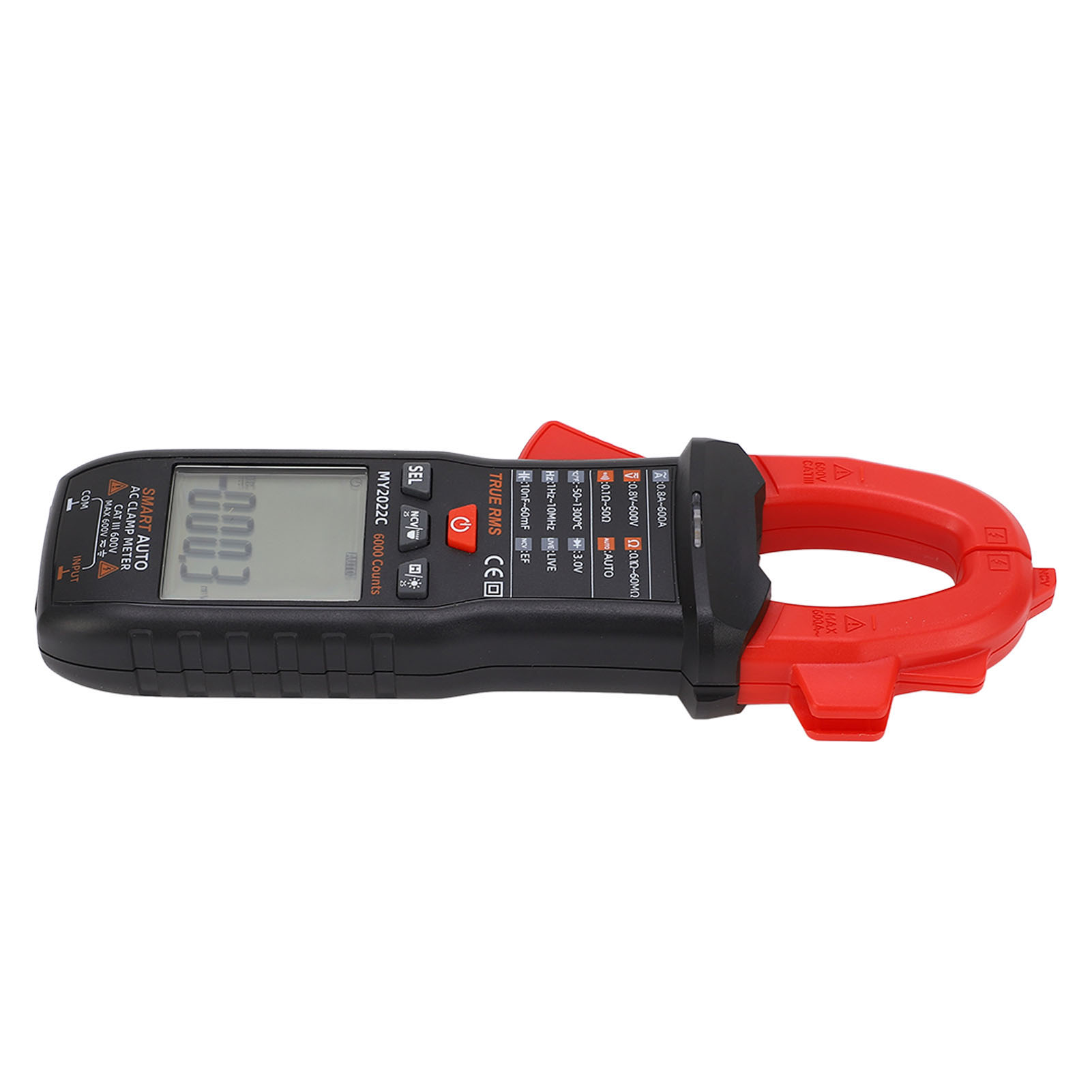 My2022c Intelligentes Digitales Zangenmessgerät, Hochpräzises Ac/dc-multimeter Mit Digitalanzeige Und Hintergrundbeleuchtung