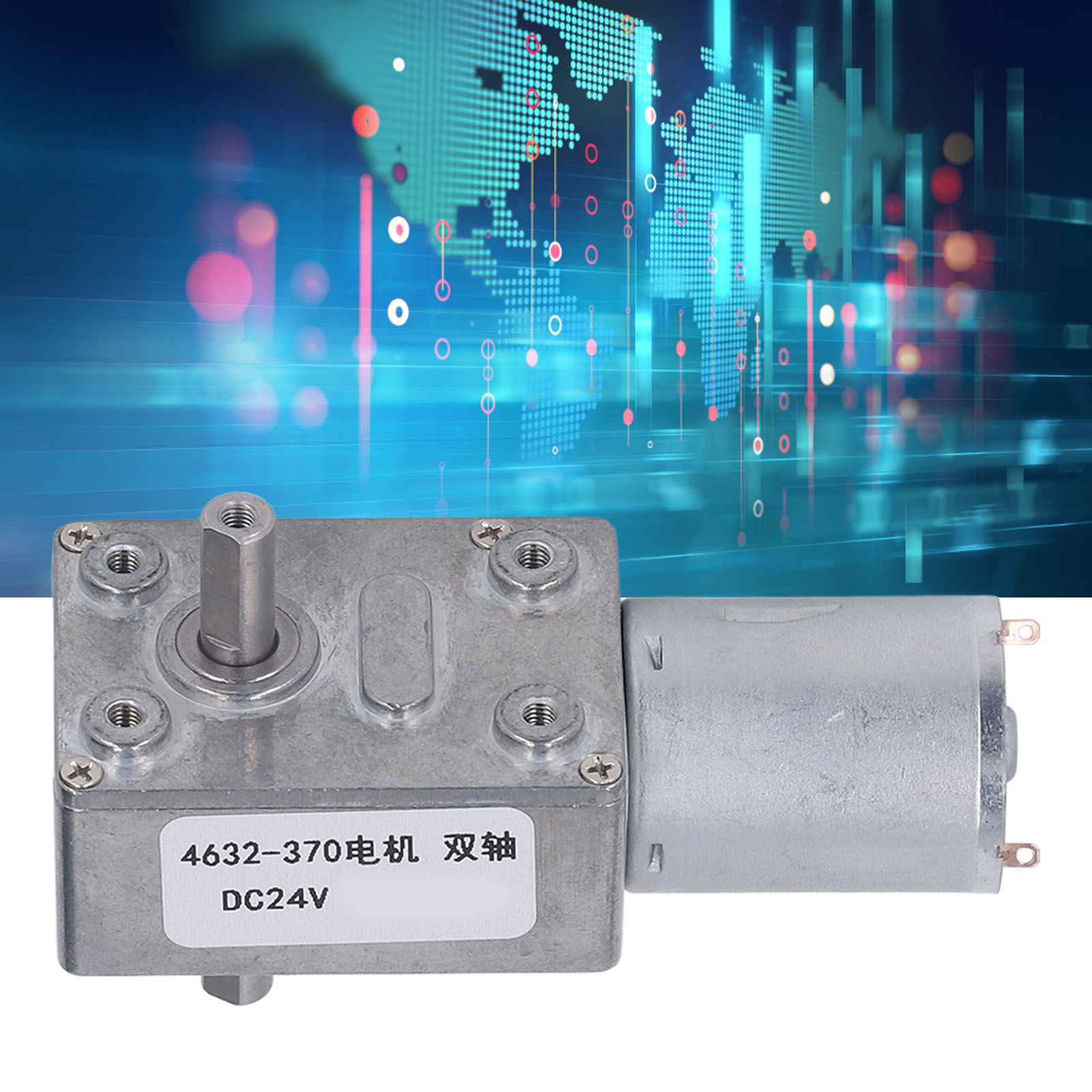 4632-370 Gleichstrom-getriebemotor, 24 V Dc, Doppelwelle, 150 U/min