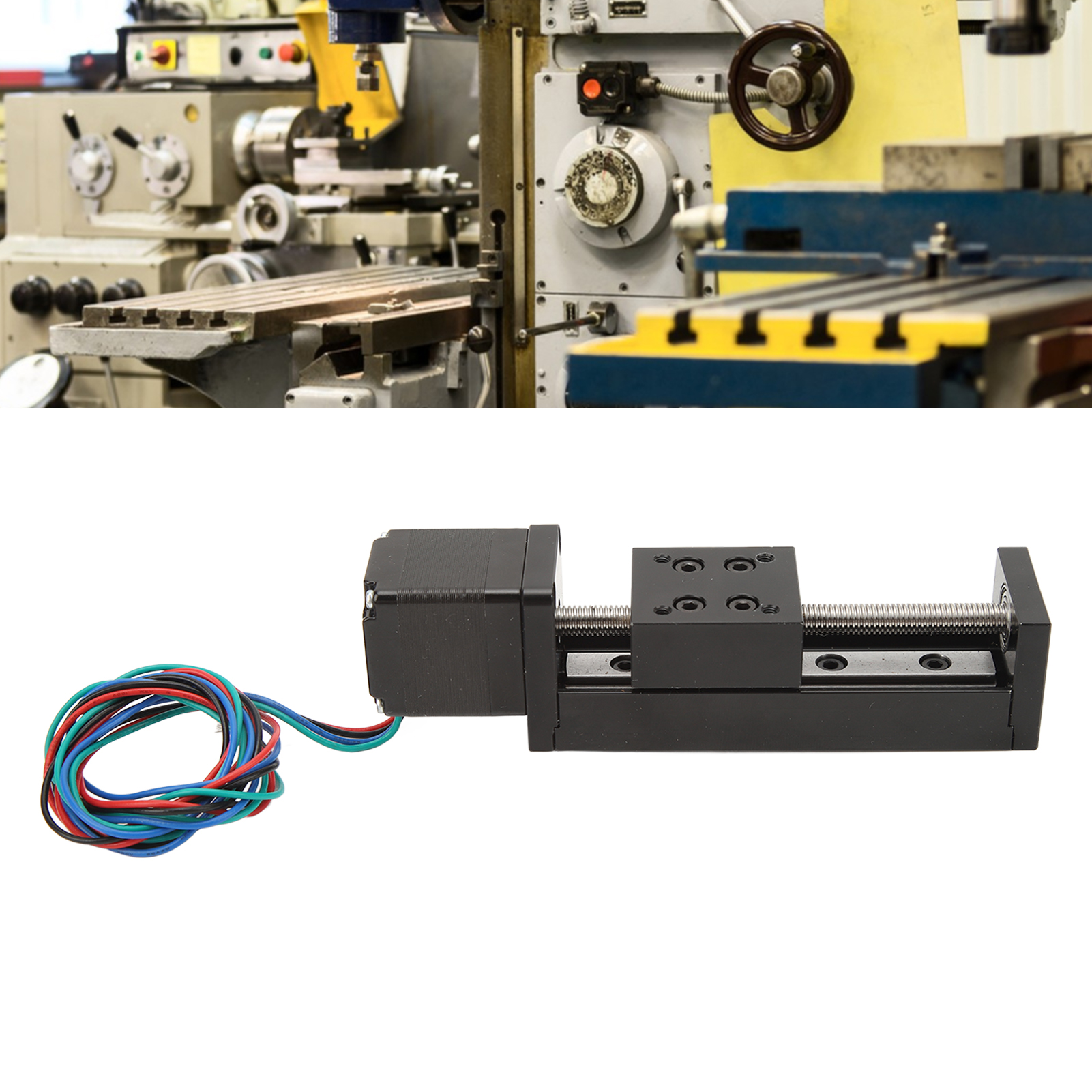 Kugelgewindetrieb-führungsschienenmodul Für Präzisionsminiatur-schiebetisch Mit 50 Mm Hub (28 X 30 Mm)