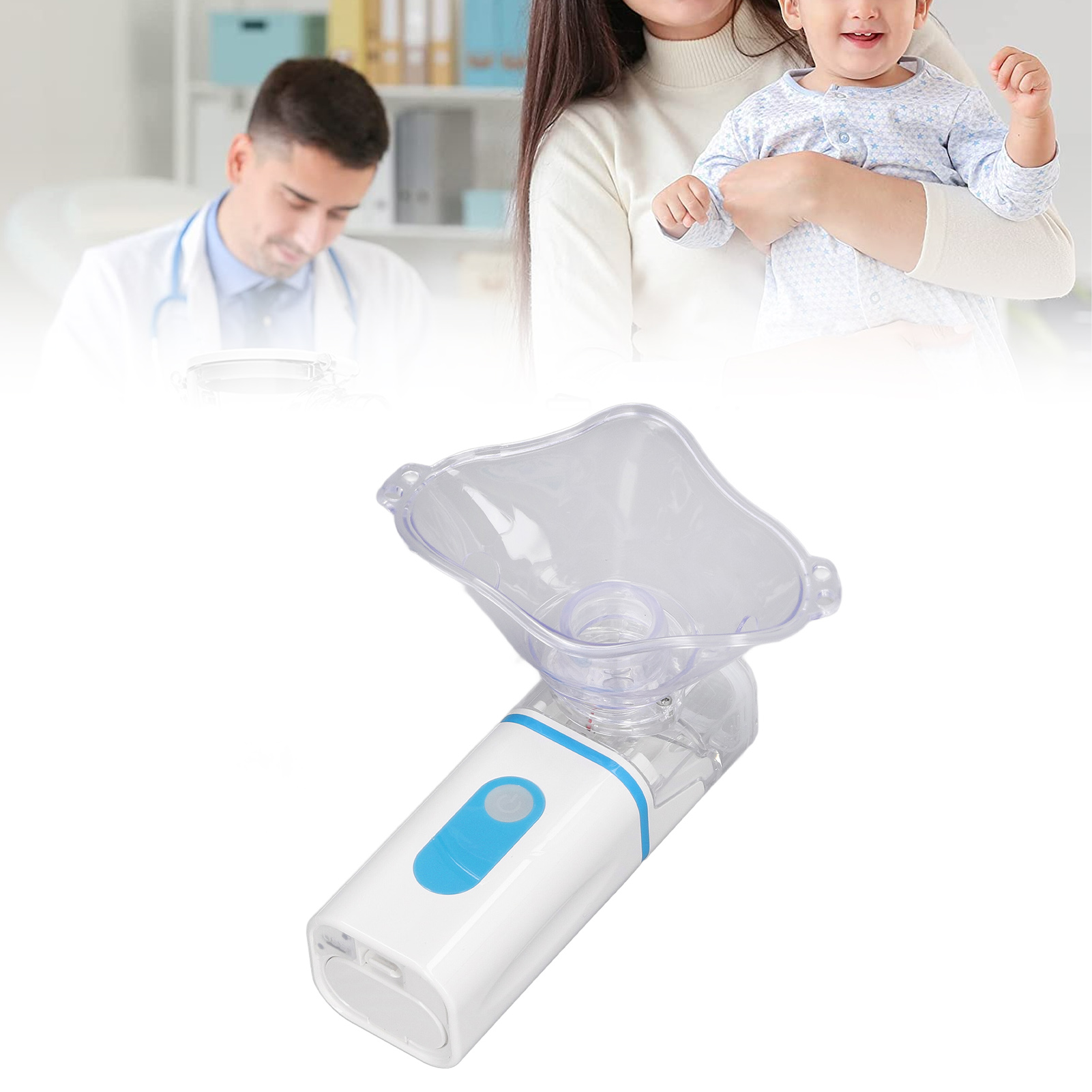 Mini-tragesprühgerät Für Erwachsene Und Kinder, Manuelles Sprühgerät, Geräuscharmes Sprühgerät Für Reisen Und Zuhause, Ultraschall-sprühgerät, Persönlicher Kaltnebel-inhalator.