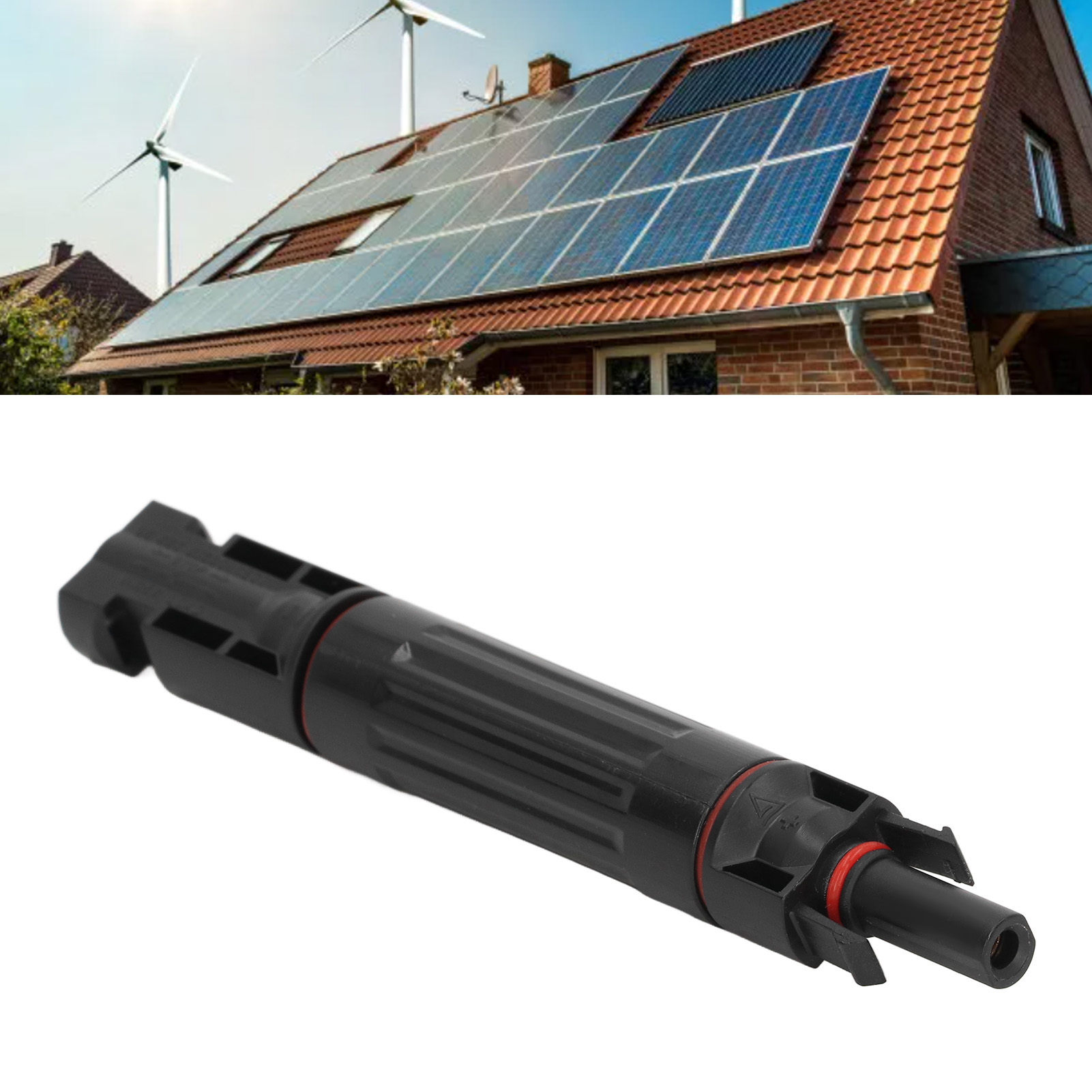 Wasserdichter 1000-v-dc-sicherungshalter (schutzart Ip67) Für Solarmodule Und Photovoltaik-wechselrichter. Stecker Und Buchse Mit 10-a-sicherung.