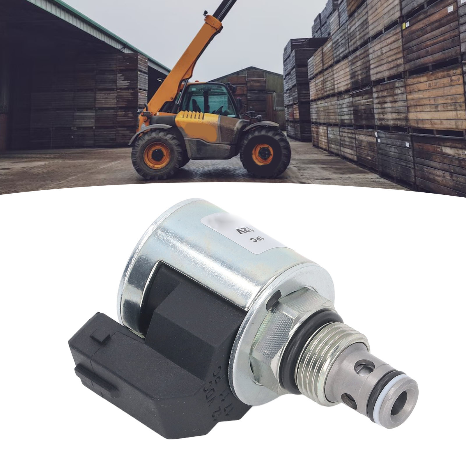 Das 12v-magnetventil 25/974628 6401312 Ist Kompatibel Mit Den Jcb-baggerladern 3cx, 4cx, 4c, 4c444, 3cx444, 4dx Und 3cx4m.