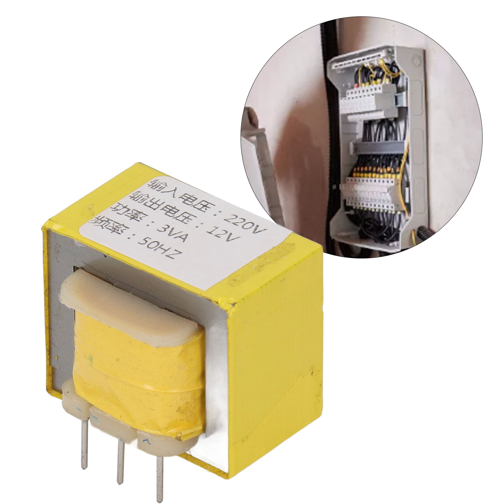 5-poliger Isolierter 3-w-leistungstransformator Von 220 V Auf 12 V