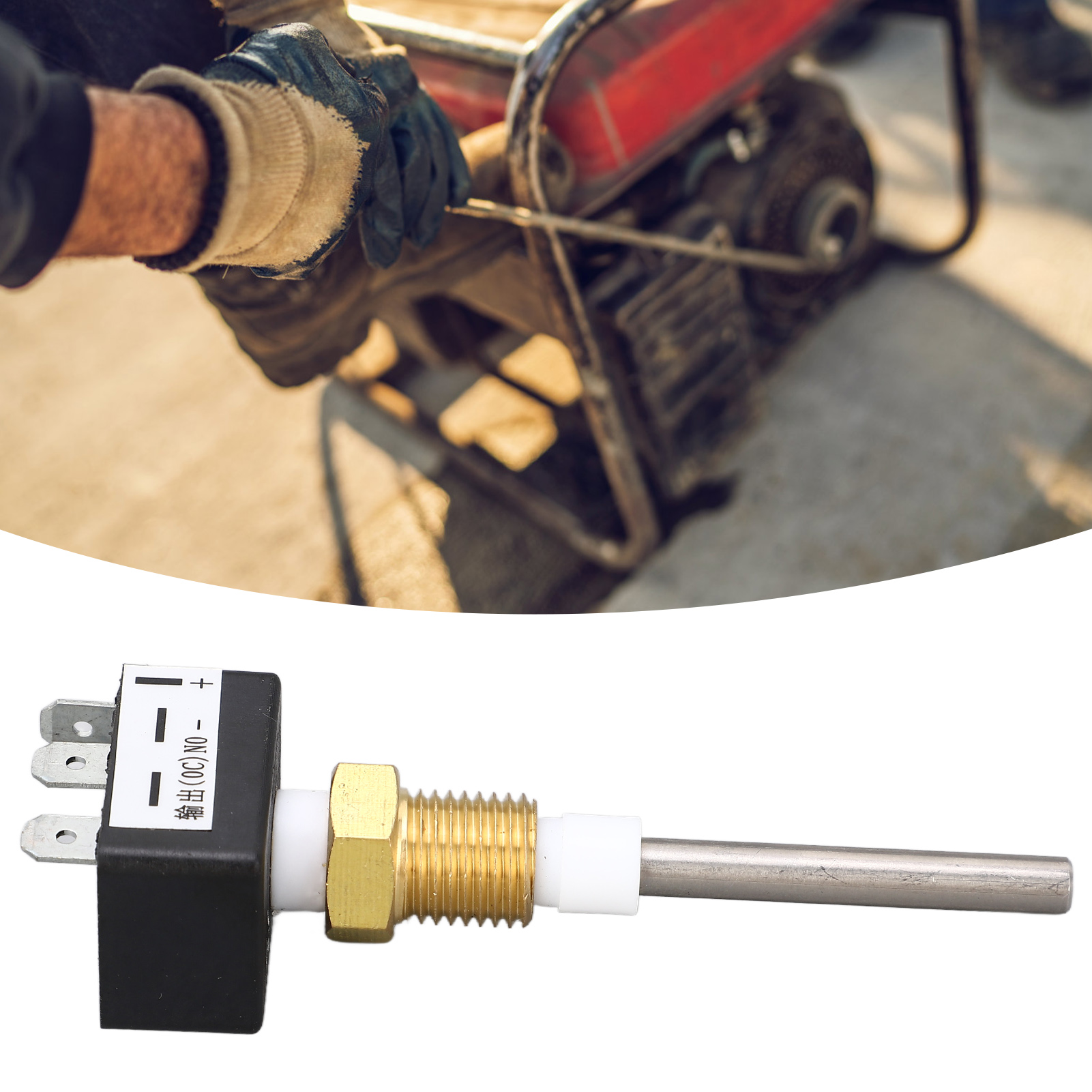 Niedrigwasserstandsalarm, 5–35 V Dc Wasserstandssensor Für Dieselgenerator-wassertank, Normalerweise Offener Flüssigkeitsstandsensor M14