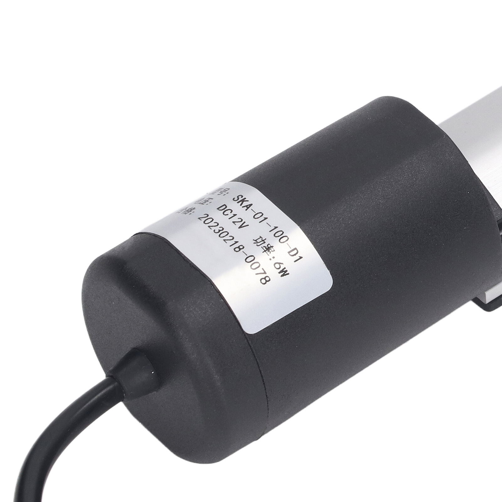 Ska-01-100-d1 Teleskopaktuator In Stiftform, Geräuschloser Elektrischer Aktuator, Miniatur-triebwerk, Geräuschloser Linearaktuator, 12 V Dc, 100 Mm