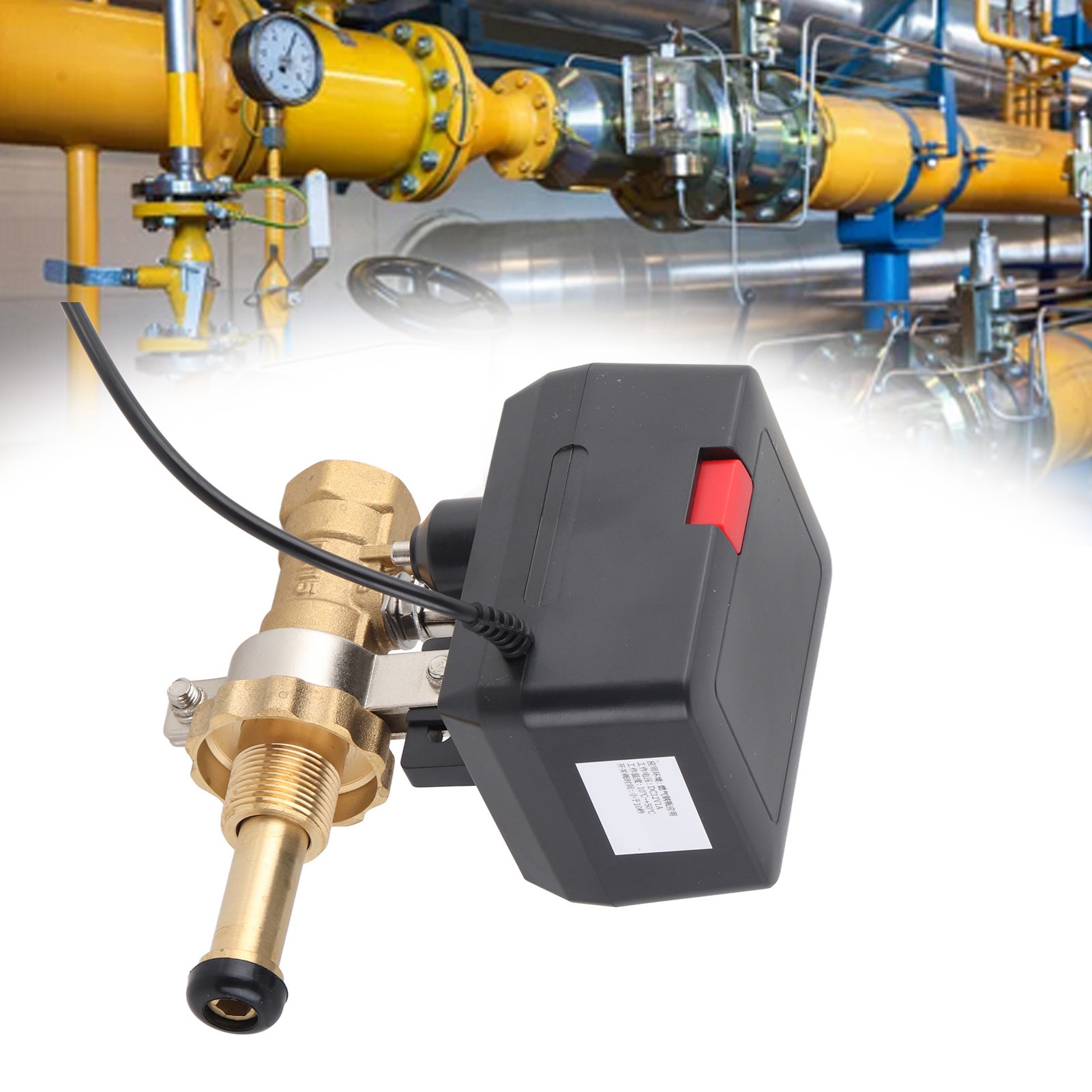 Elektrischer Ventilregler Zur Automatischen Steuerung Von Kugelhähnen In Gasleitungen