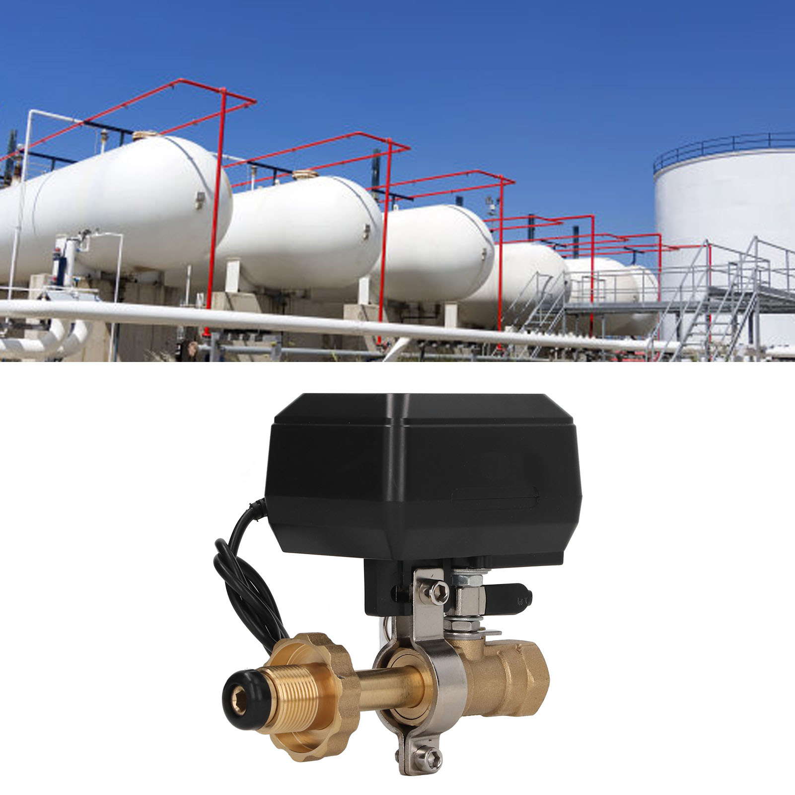 Elektrischer Ventilregler, Rohrleitungsabsperrventil, Gasleitungsventil, Regelventil, Roboterarm