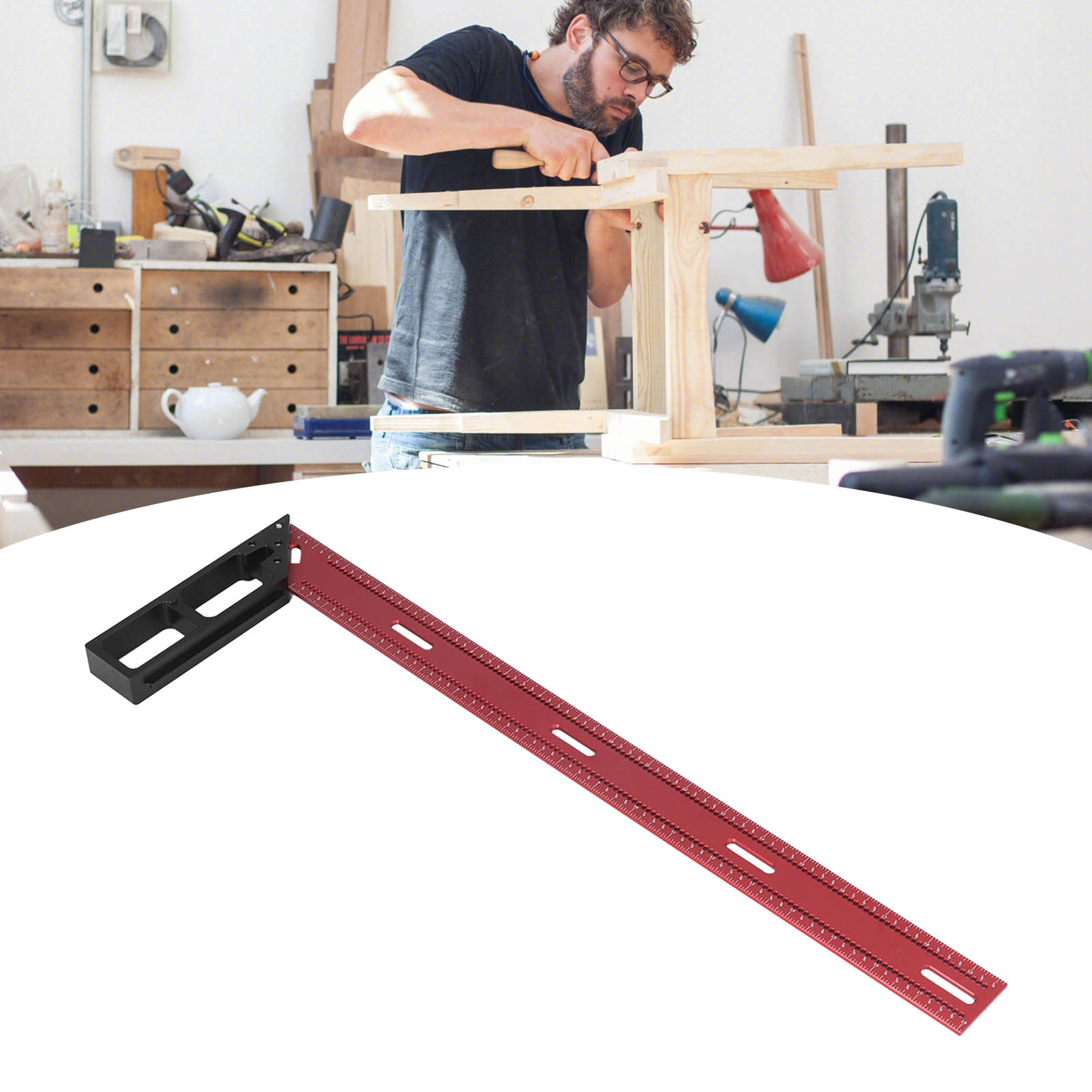 50 Cm Präzisions-markierungslineal Für Die Holzbearbeitung