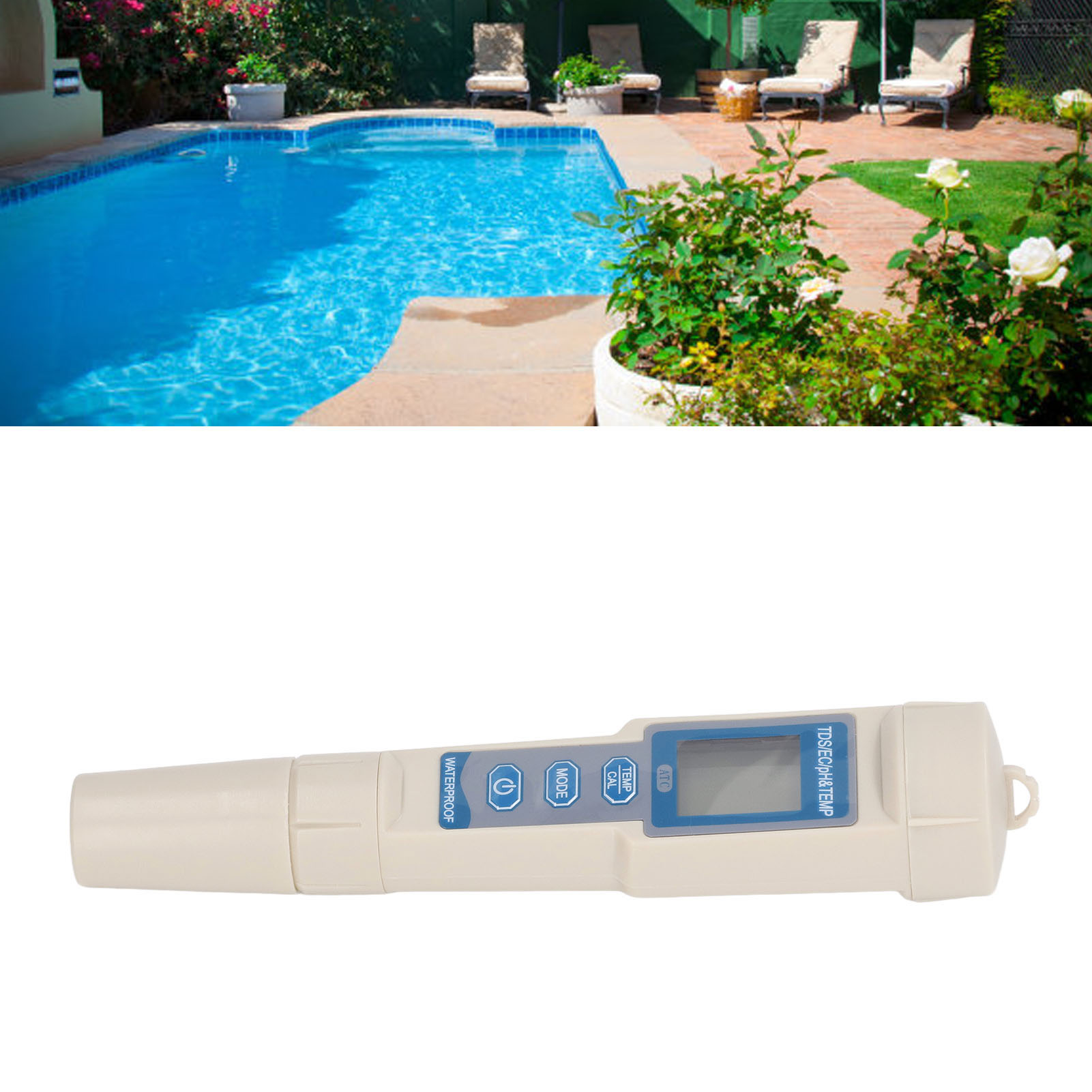 Ph-3508 Ph Ec Tds Temperatur 4-in-1 Wasserdichter Tragbarer Multiparameter-stift
