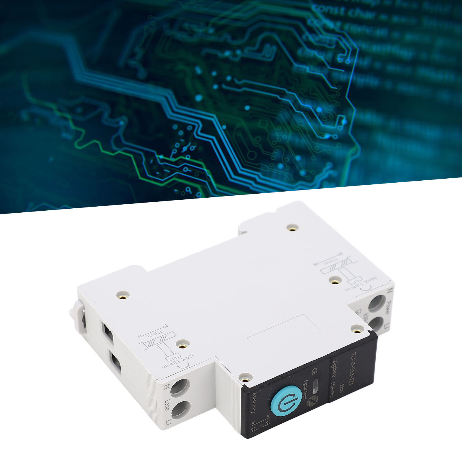 Graffiti-zähler Von Tongou, Intelligenter Zigbee-leistungsschalter, Drahtlose Fernsteuerung Per Mobiltelefon, 90–240 V, 32 A