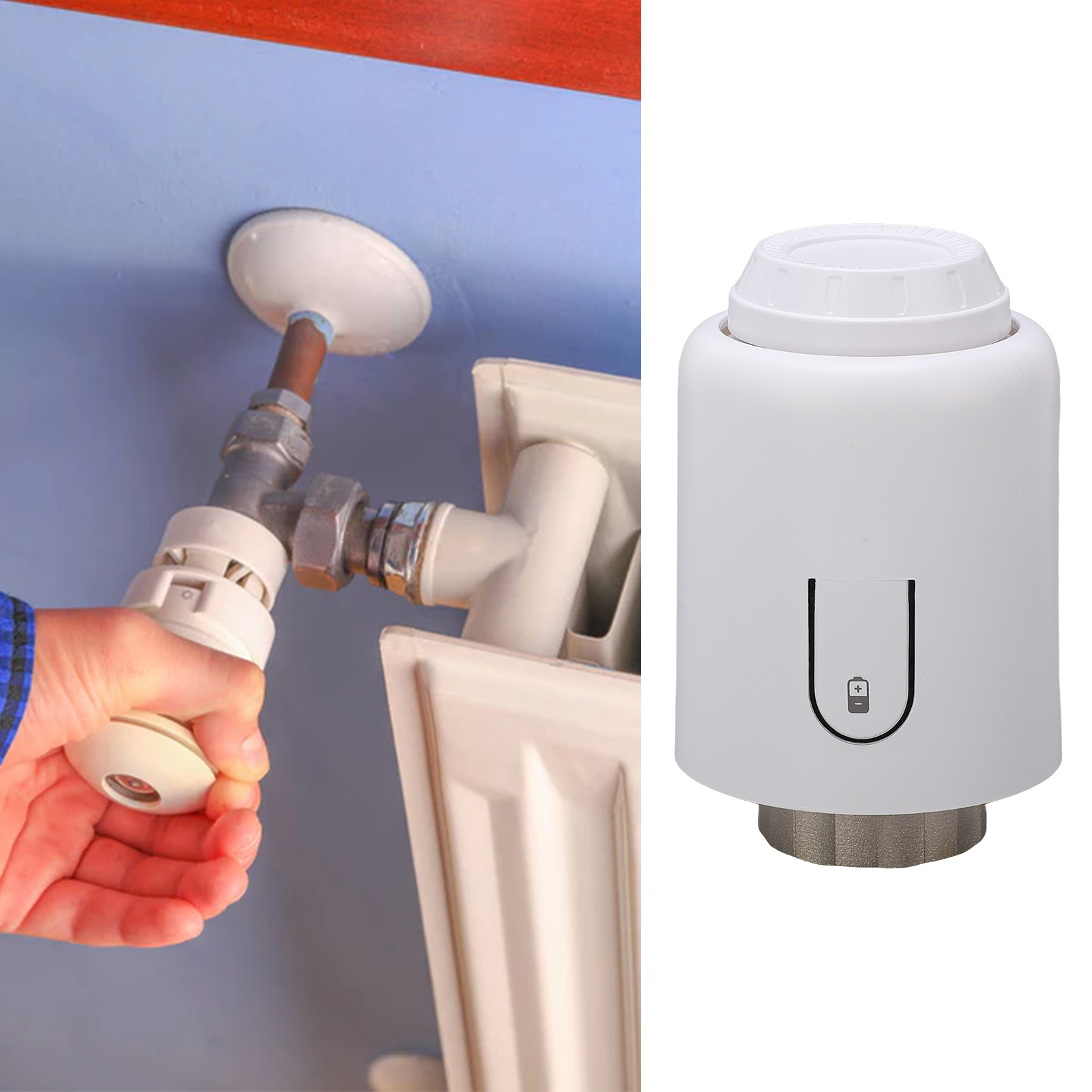 Ztrv-pj-601-en Tuya Zigbee Smart Thermostat-heizkörperventil Mit App Und Drahtloser Zeitschaltuhr